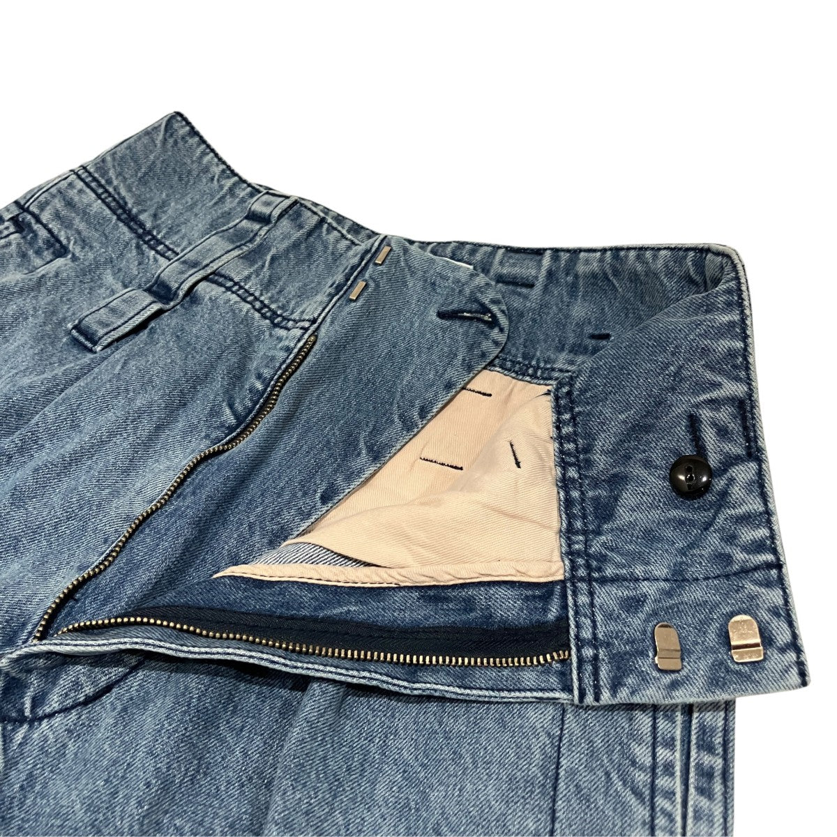SOONJEANS ワイドデニムパンツSJNS2406PTBL 古着・中古-5枚目のアイテム画像