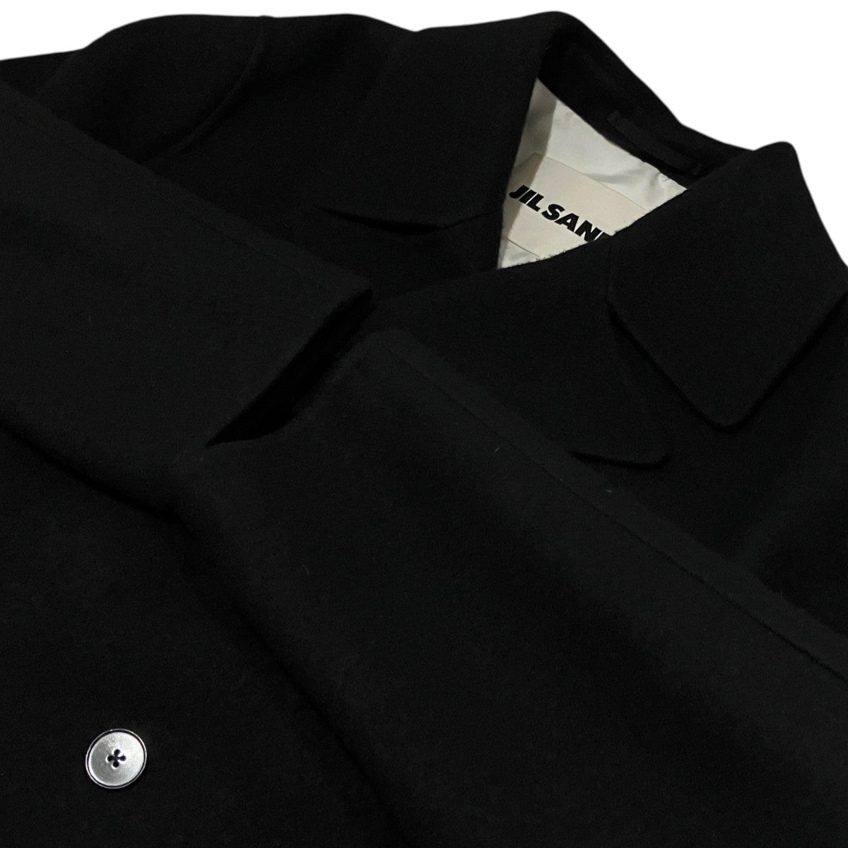 【WORDROBE W SPORT COAT DB】フェルトバージンウールコートJ23AA0003