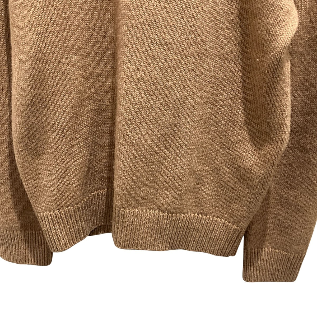 Saint Laurent Paris 21AWクルーネックキャメルニット603088 YALK2 古着・中古-4枚目のアイテム画像