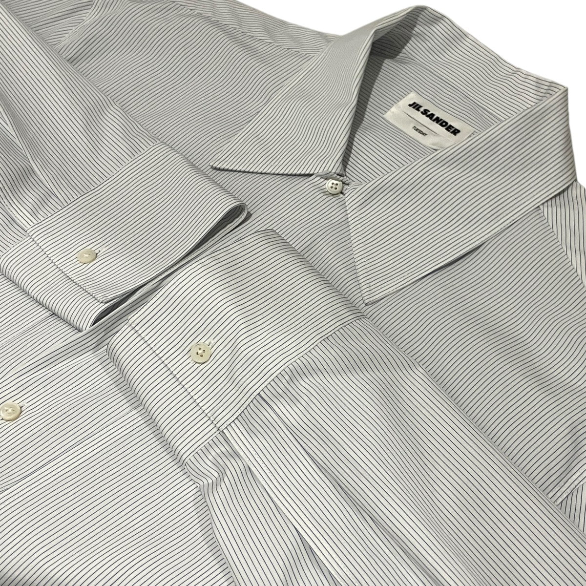 JIL SANDER 【7 DAYS SHIRT-TUESDAY-】長袖ストライプシャツJ24DL0104 古着・中古-5枚目のアイテム画像