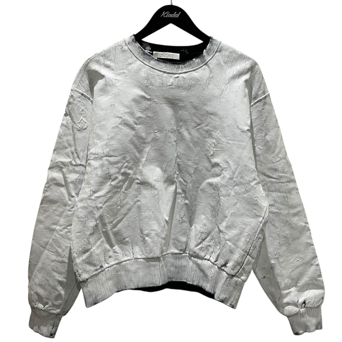 【CERAMIC JUMPER】ペンキ加工スウェットO-013-009PO