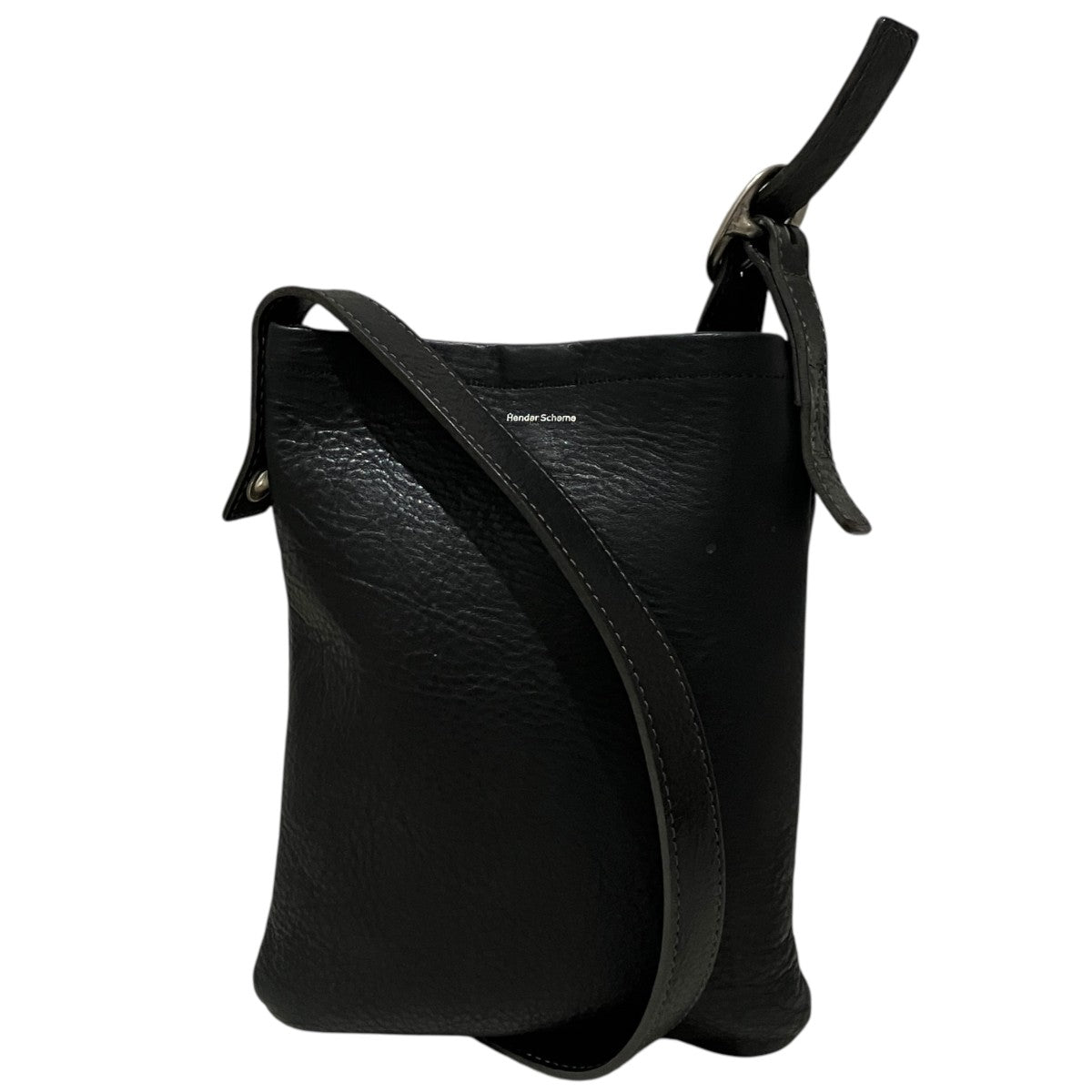 【one side belt bag small】レザーショルダーバッグ