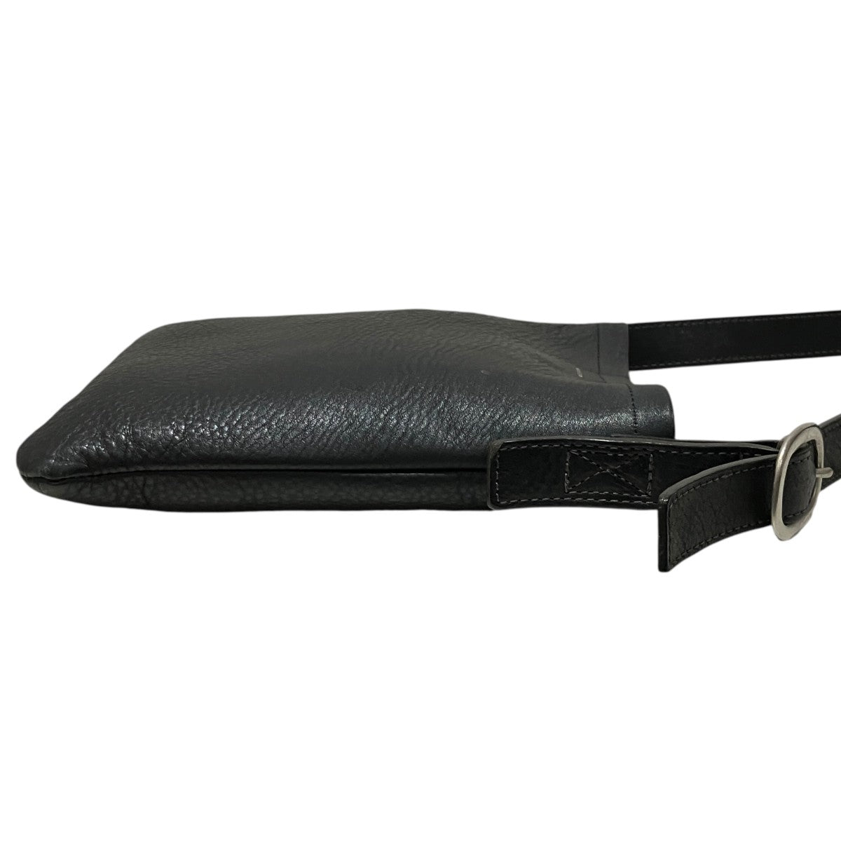 【one side belt bag small】レザーショルダーバッグ