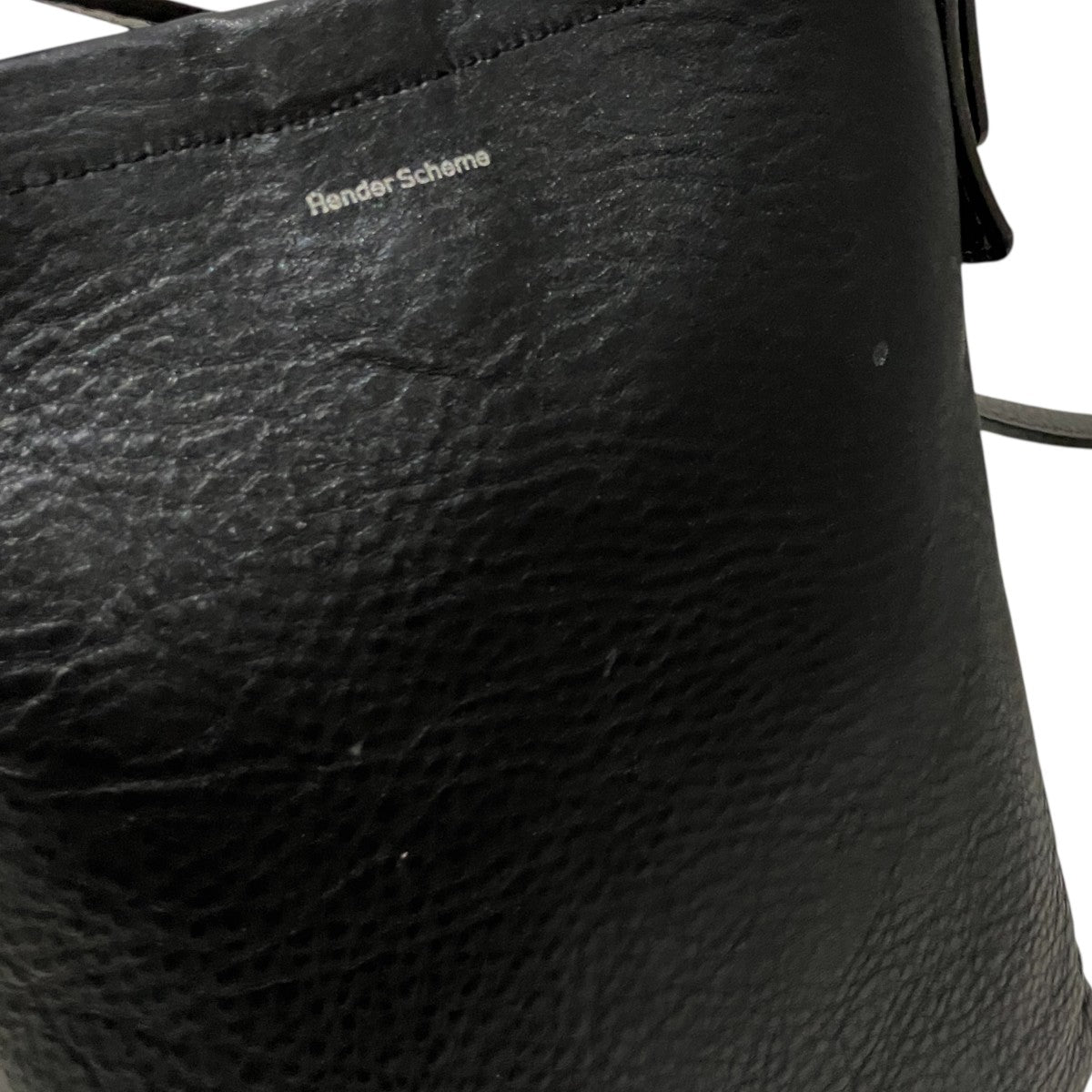 【one side belt bag small】レザーショルダーバッグ