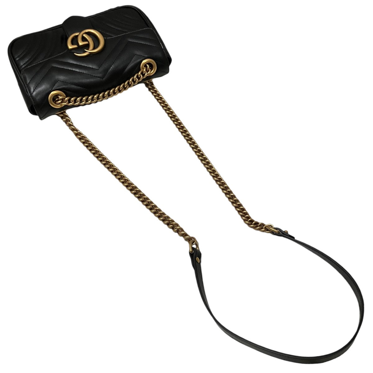GUCCI(グッチ) 【GGマーモントキルティング・ミニバッグ】ショルダー