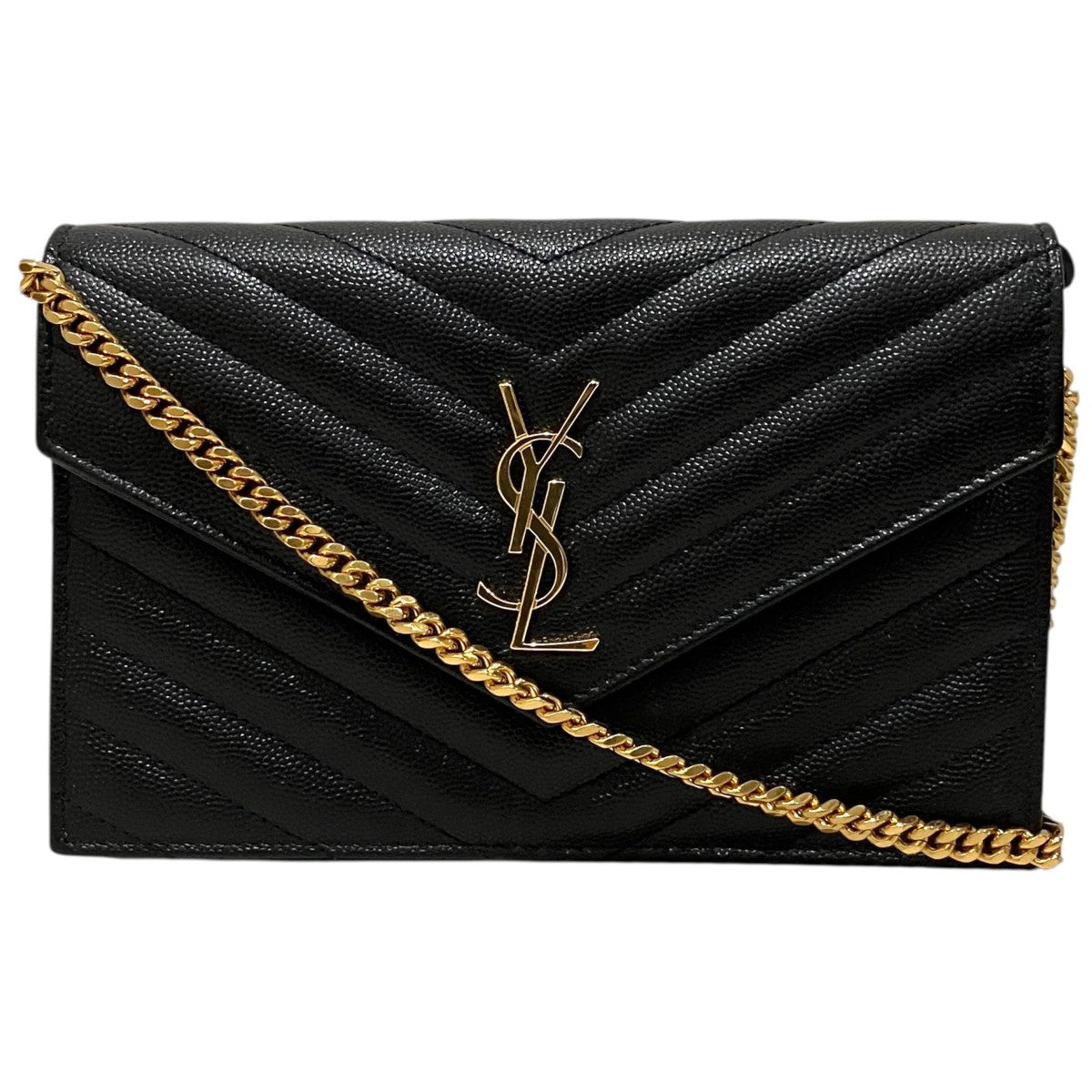 Saint Laurent Paris 【エンベロープ】ショルダーバッグ393958 古着・中古-1枚目のアイテム画像