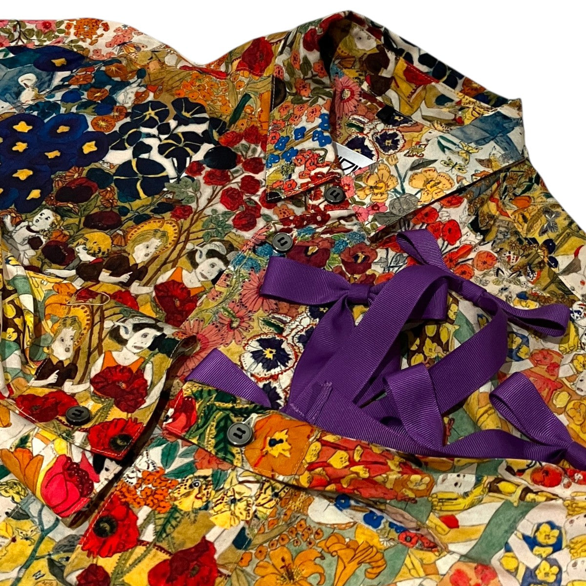 【Henry Darger】ドッキング総柄シャツKL622 22AW