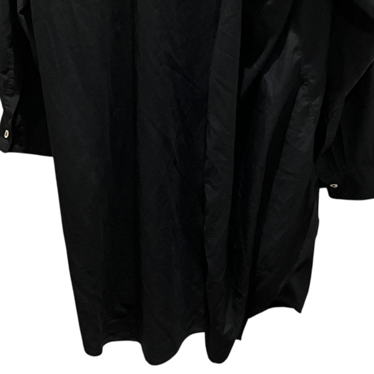 COMME des GARCONS HOMME PLUS 25AW製品染めエステルアシンメトリー巻付シャツPP-B027 古着・中古-4枚目のアイテム画像