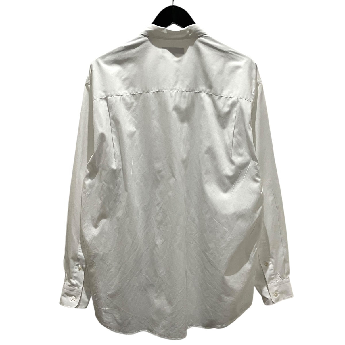 COMME des GARCONS HOMME 24SS綿ブロードロゴ刺繍シャツHM-B102 古着・中古-2枚目のアイテム画像