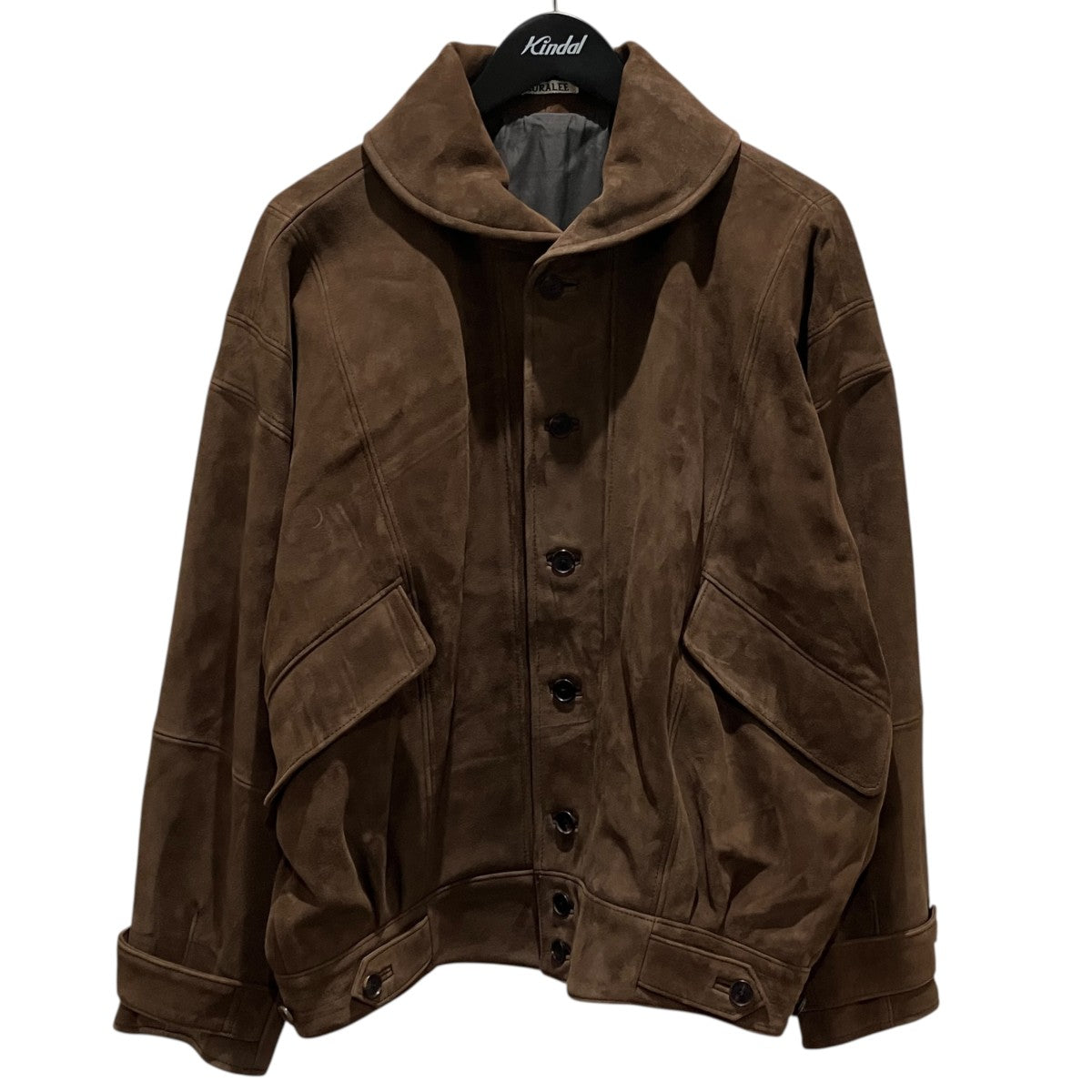 26SS【SILKY GRAIN SUEDE BLOUSON】スエードレザージャケットA26SB01SG