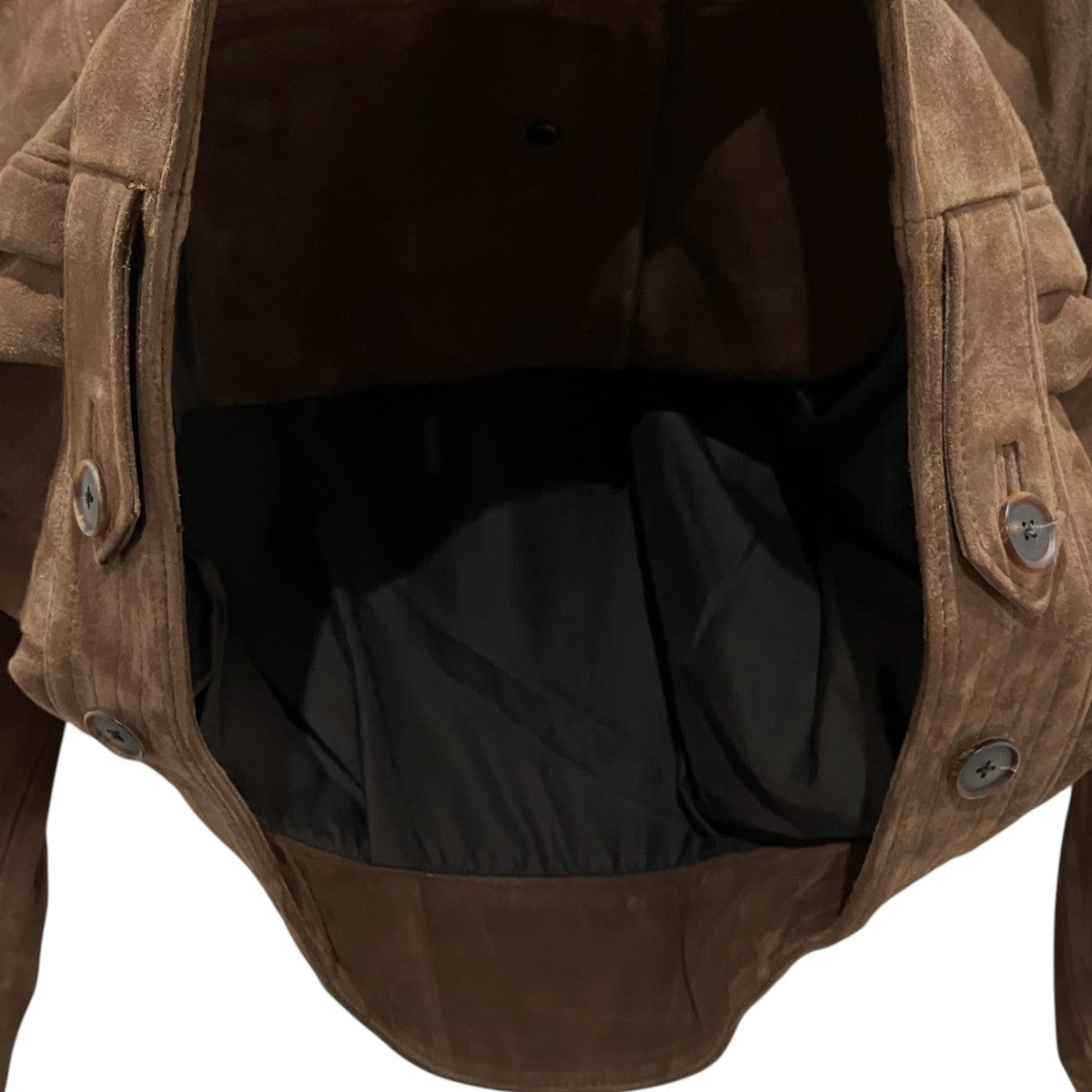26SS【SILKY GRAIN SUEDE BLOUSON】スエードレザージャケットA26SB01SG