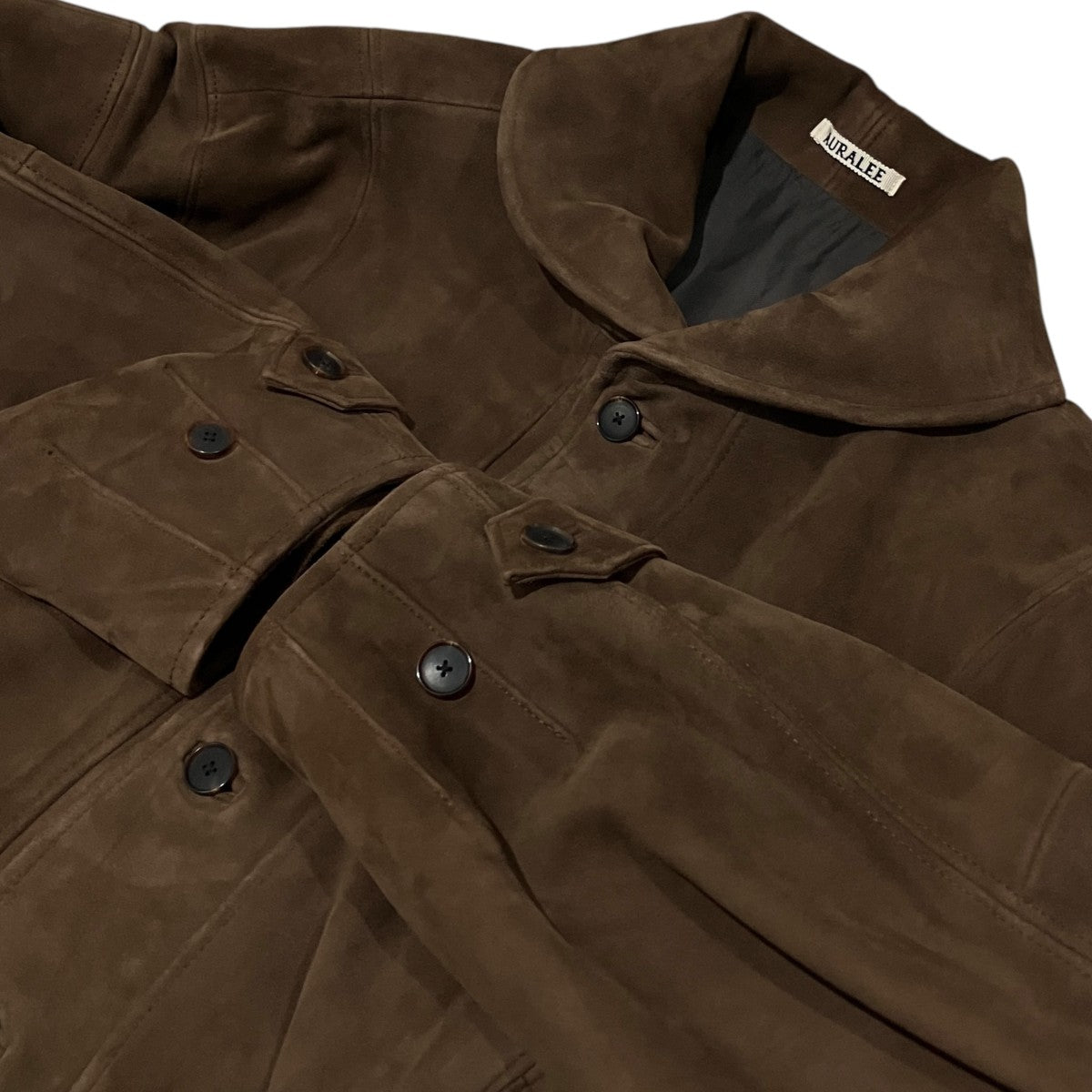 26SS【SILKY GRAIN SUEDE BLOUSON】スエードレザージャケットA26SB01SG