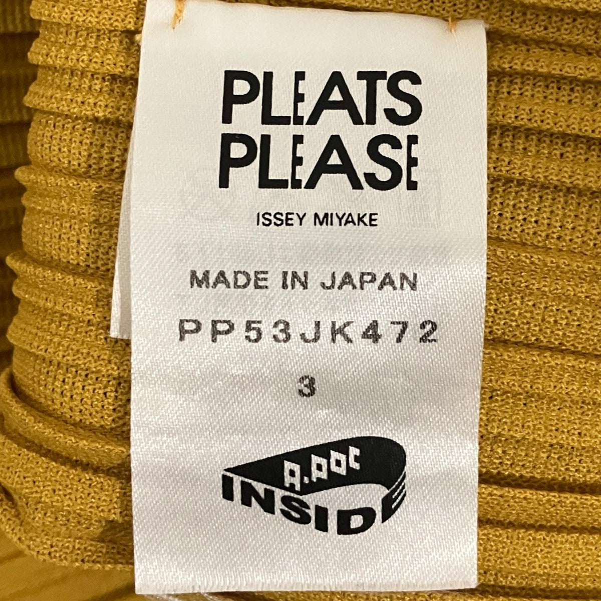 プリーツ長袖カットソーPP53-JK472