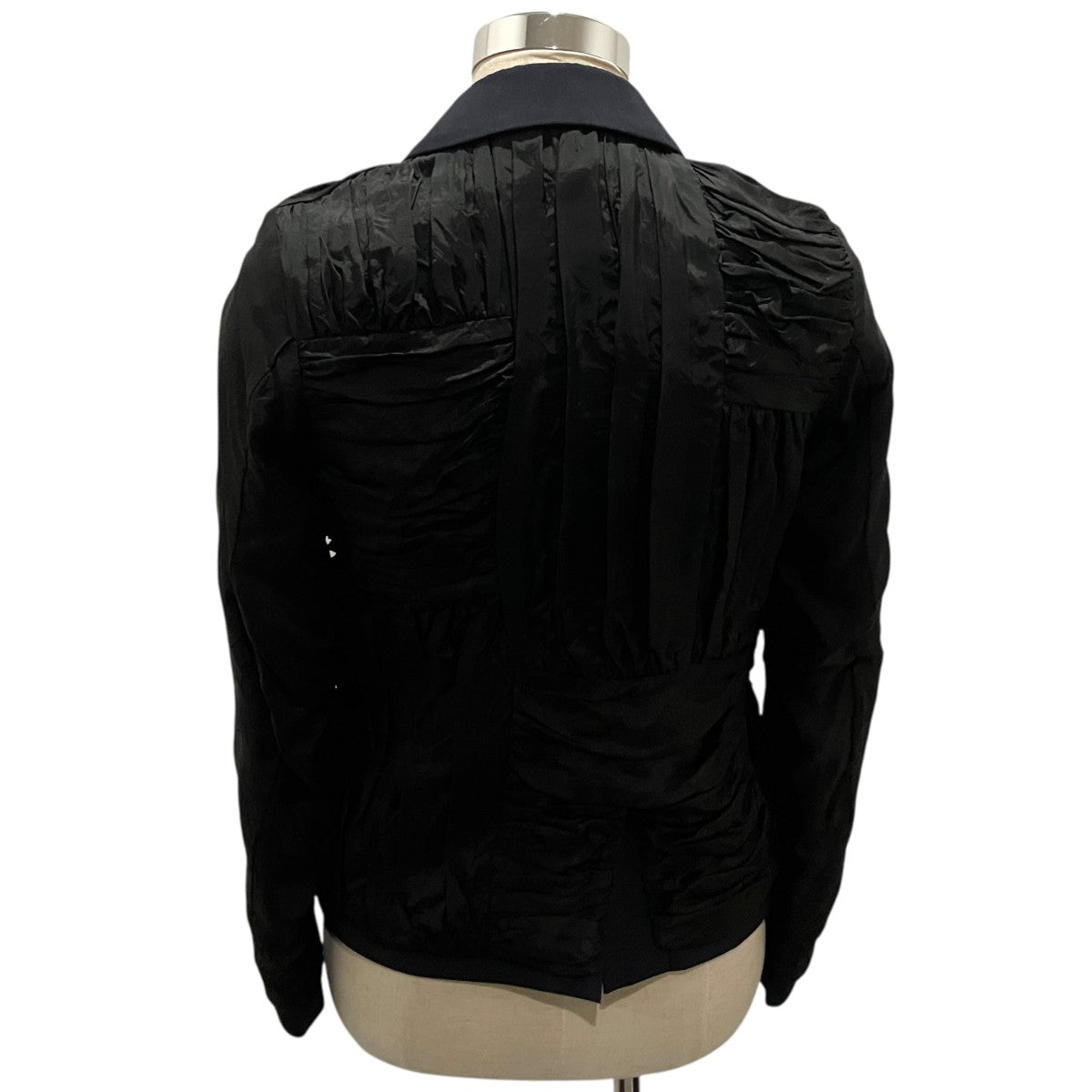 COMME des GARCONS COMME des GARCONS 22SS丸襟ウールリバーシブルジャケットRI-J008 古着・中古-2枚目のアイテム画像