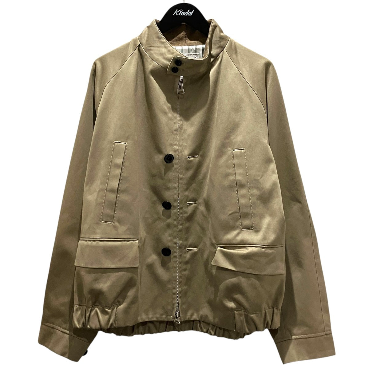sacai 25SS【Cotton Chino Jacket】ジップアップジャケット25-03603M 古着・中古-1枚目のアイテム画像