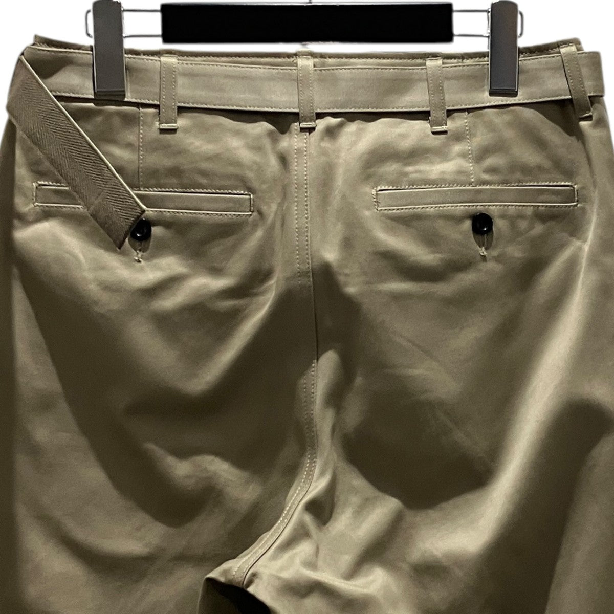 sacai 【Wide Chino Pants】チノパンSCM-313 古着・中古-3枚目のアイテム画像