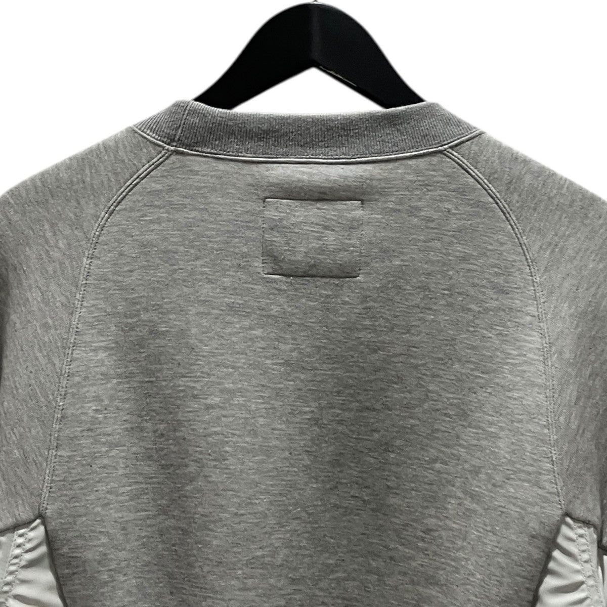 sacai 【Sponge Sweat x Nylon Twill Pullover】ドッキングスウェットSCM-221 古着・中古-3枚目のアイテム画像
