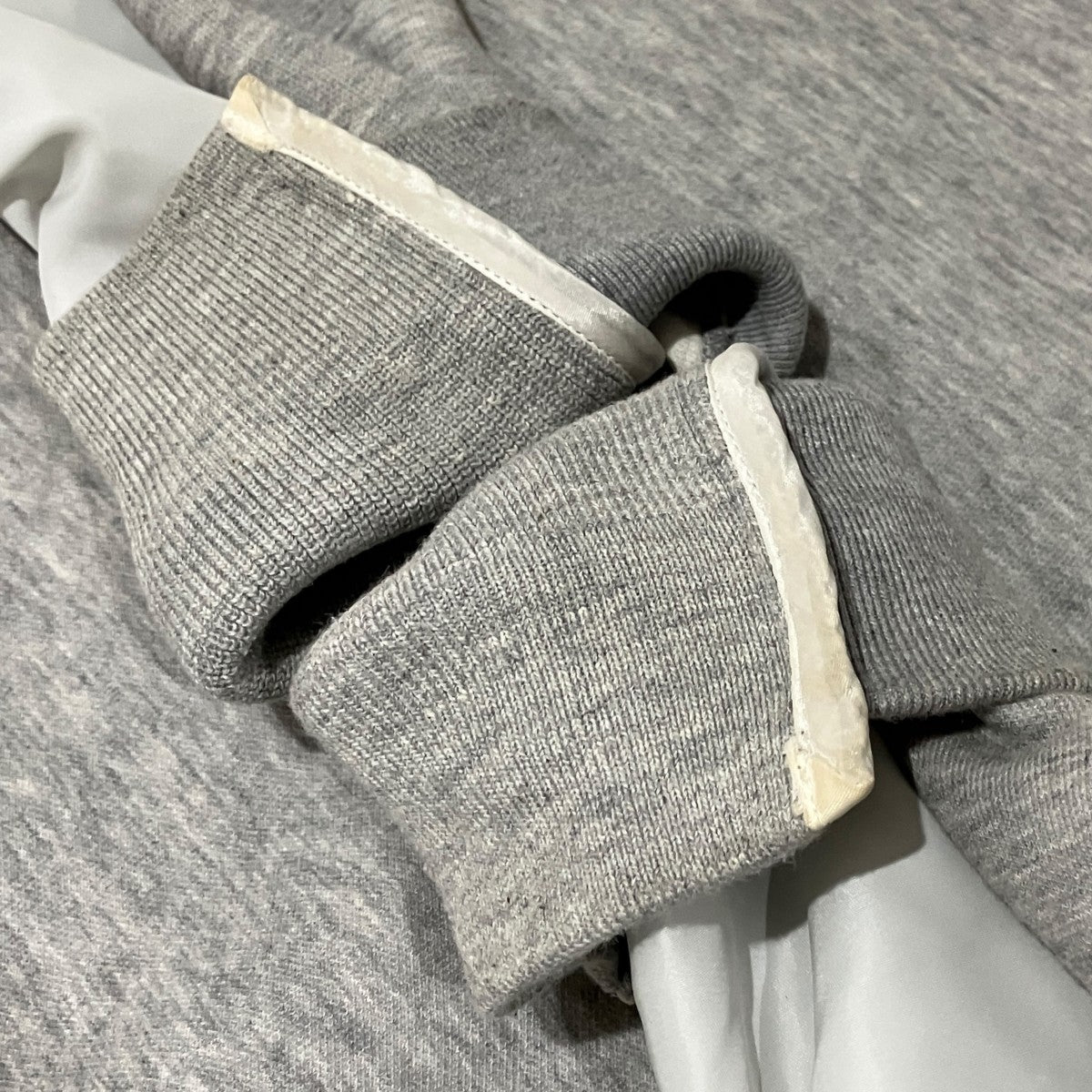 sacai 【Sponge Sweat x Nylon Twill Pullover】ドッキングスウェットSCM-221 古着・中古-6枚目のアイテム画像