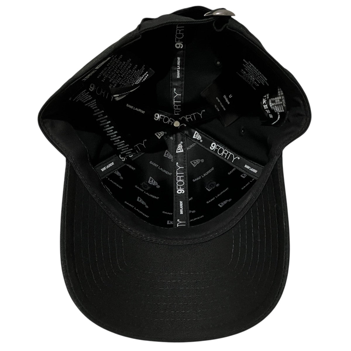 Saint Laurent Paris×New Era 【モノグラム キャップ】キャップ687687 古着・中古-6枚目のアイテム画像