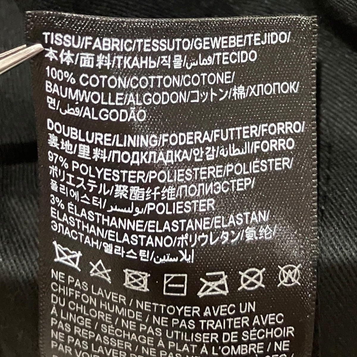 Saint Laurent Paris×New Era 【モノグラム キャップ】キャップ687687 古着・中古-8枚目のアイテム画像