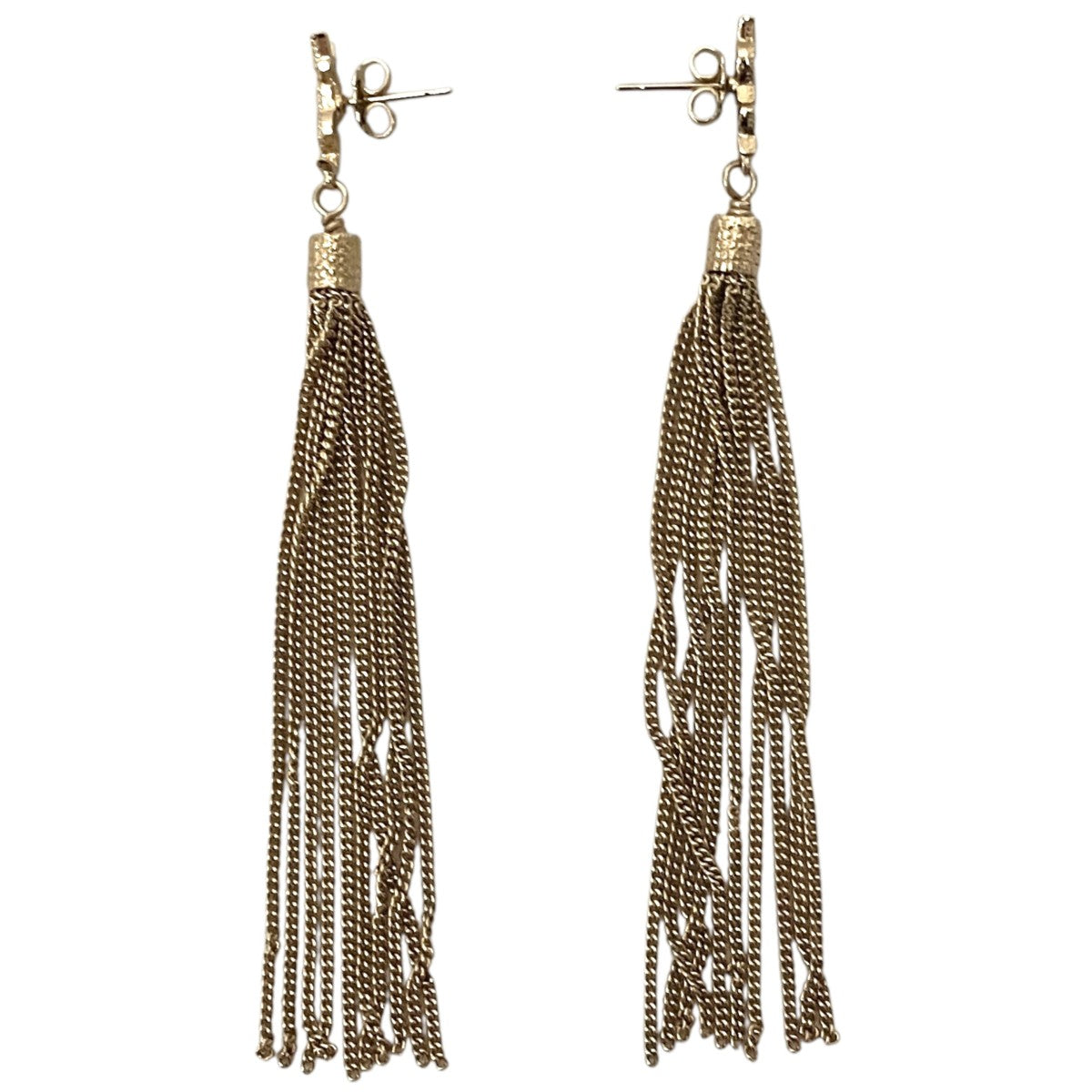 Saint Laurent Paris 【YSLロゴカサンドラタッセルピアス】YSLロゴピアス 古着・中古-1枚目のアイテム画像