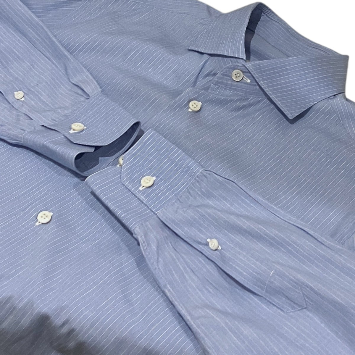 BRIONI ストライプシャツRCH10M 古着・中古-5枚目のアイテム画像