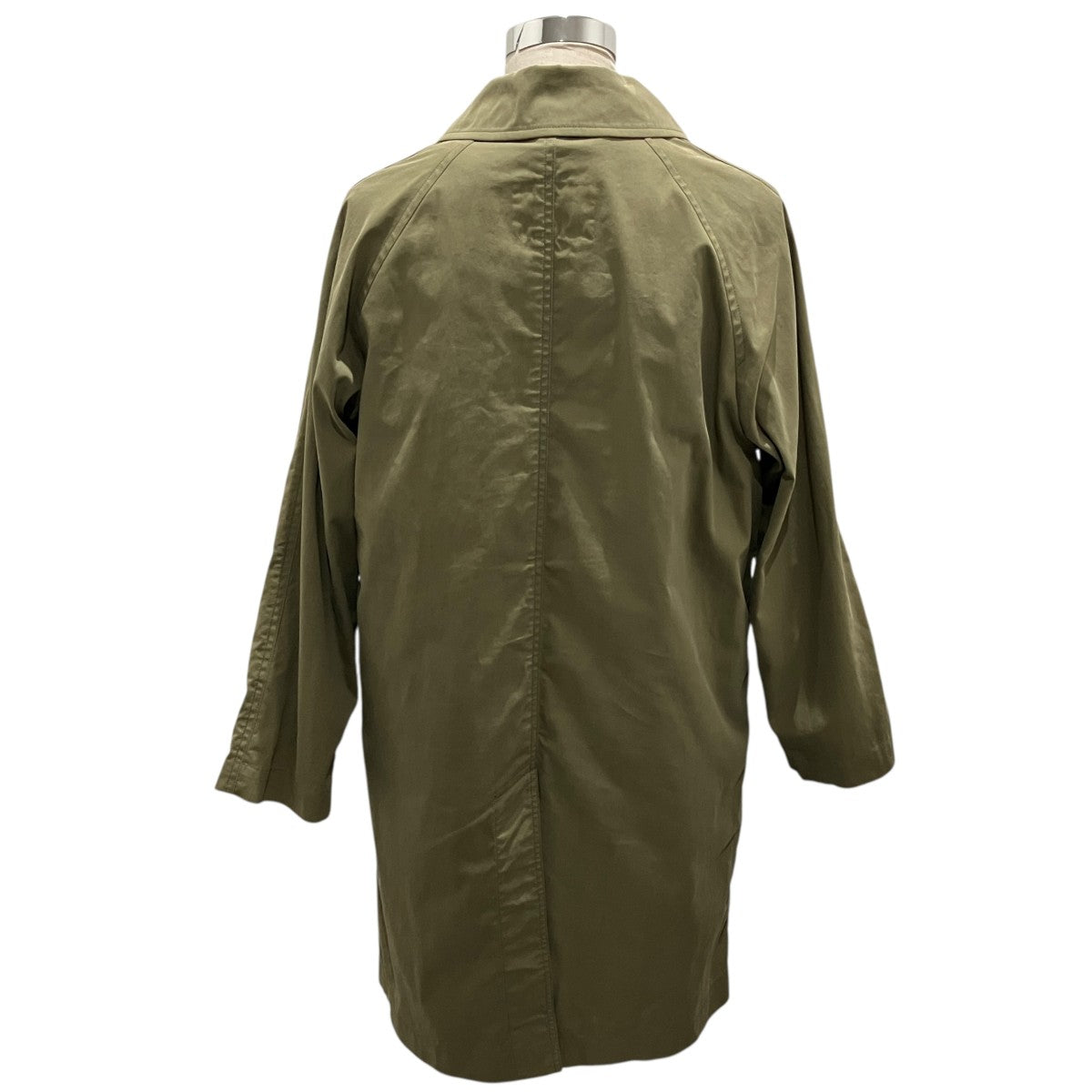 MHL 【WORN COTTON NYLON COAT】ライナー付ステンカラーコート595-4210500 古着・中古-3枚目のアイテム画像
