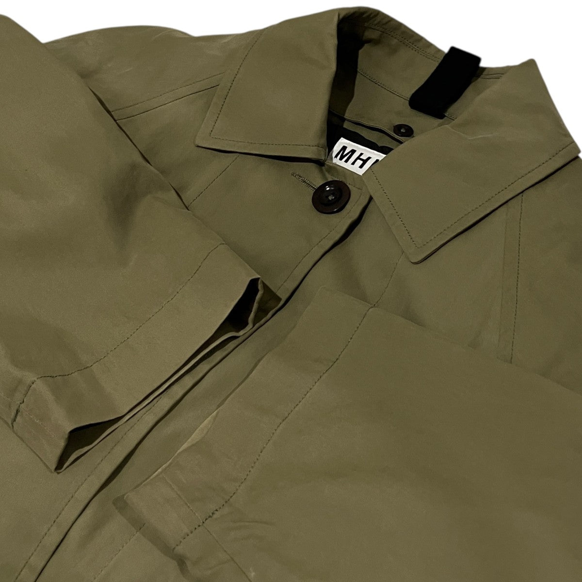 MHL 【WORN COTTON NYLON COAT】ライナー付ステンカラーコート595-4210500 古着・中古-6枚目のアイテム画像
