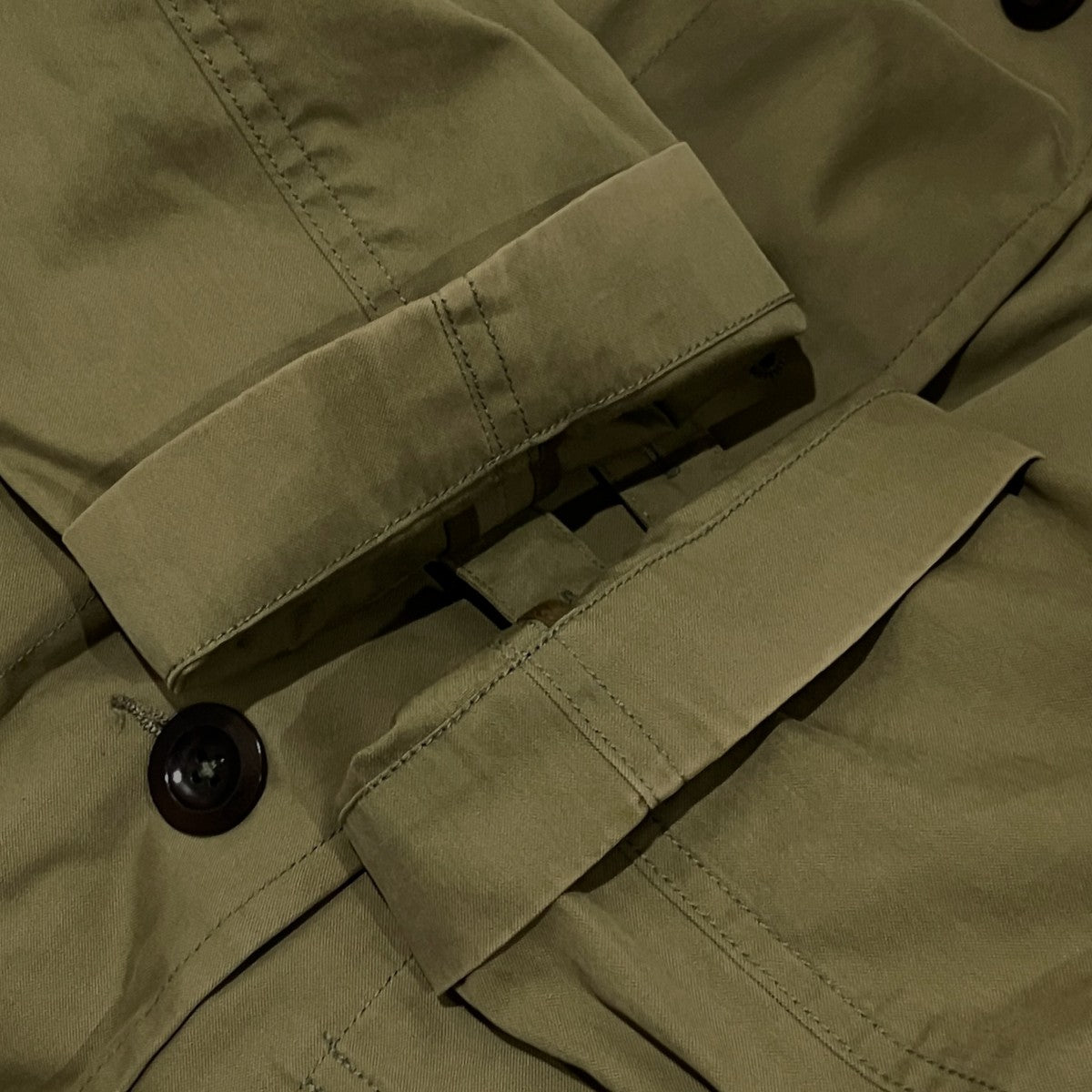 MHL 【WORN COTTON NYLON COAT】ライナー付ステンカラーコート595-4210500 古着・中古-8枚目のアイテム画像
