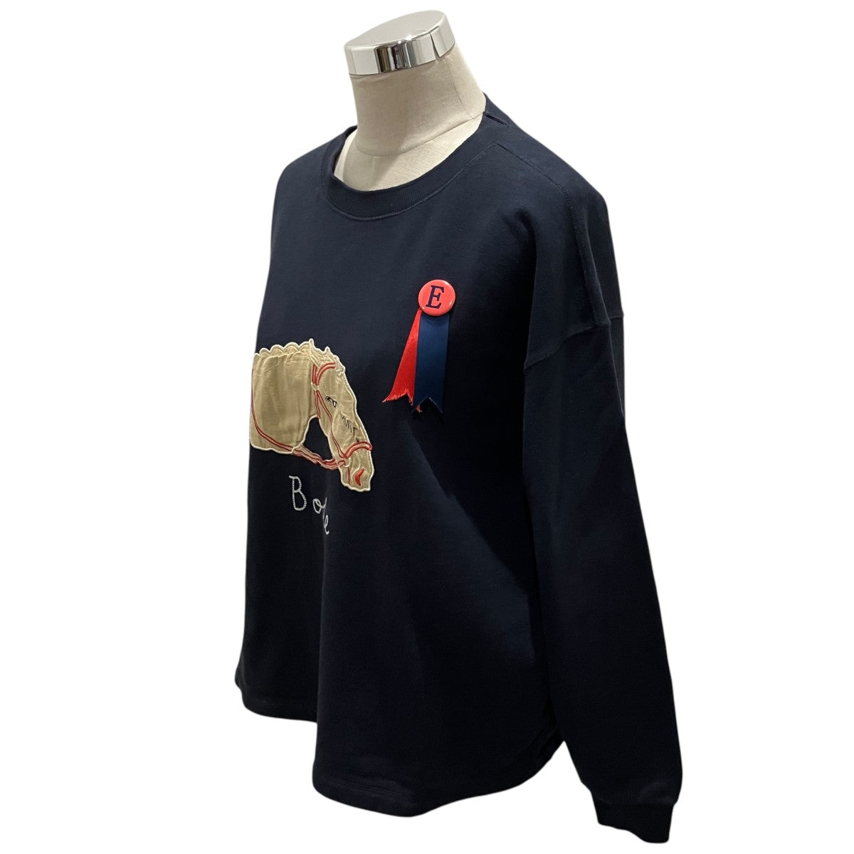 BODE 【PONY APPLIQUE CREWNECK】コットンスウェット 古着・中古-2枚目のアイテム画像