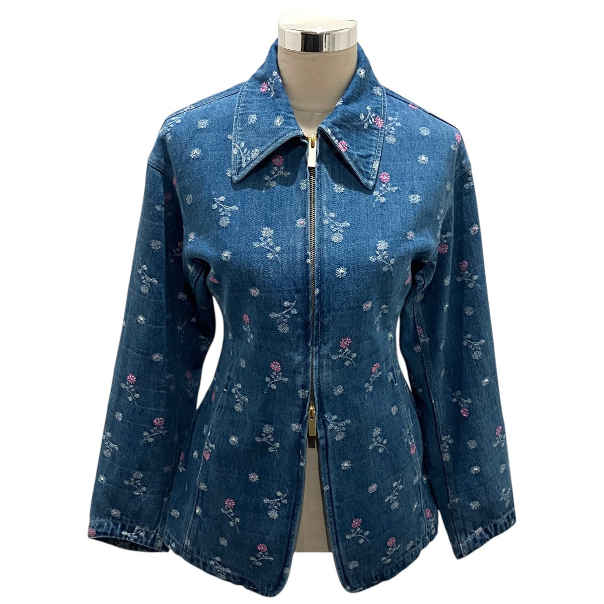 mame kurogouchi 26SS【Floral Jacquard Denim Jacket】デニムジャケットMM26SS-JK079 古着・中古-1枚目のアイテム画像