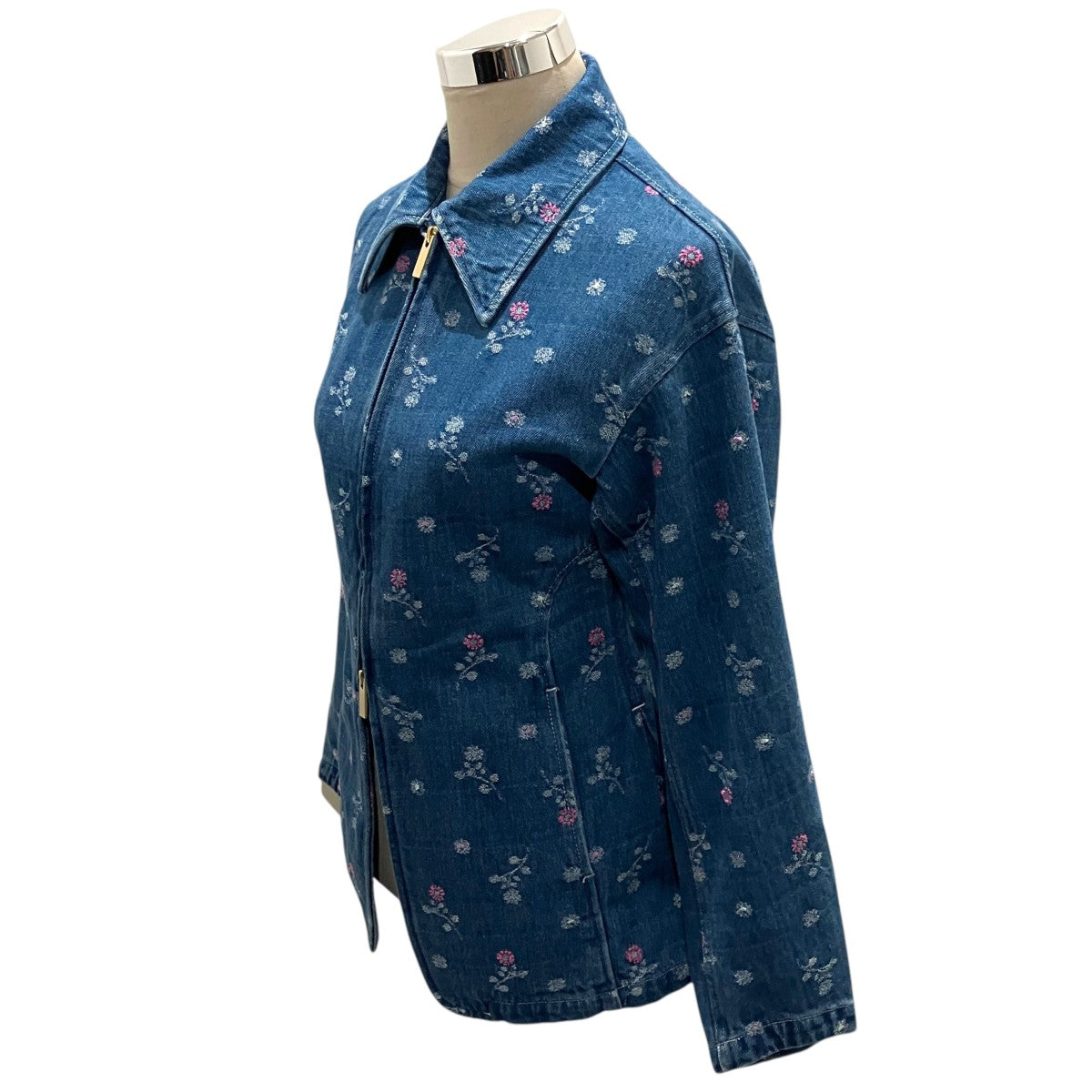 mame kurogouchi 26SS【Floral Jacquard Denim Jacket】デニムジャケットMM26SS-JK079 古着・中古-2枚目のアイテム画像