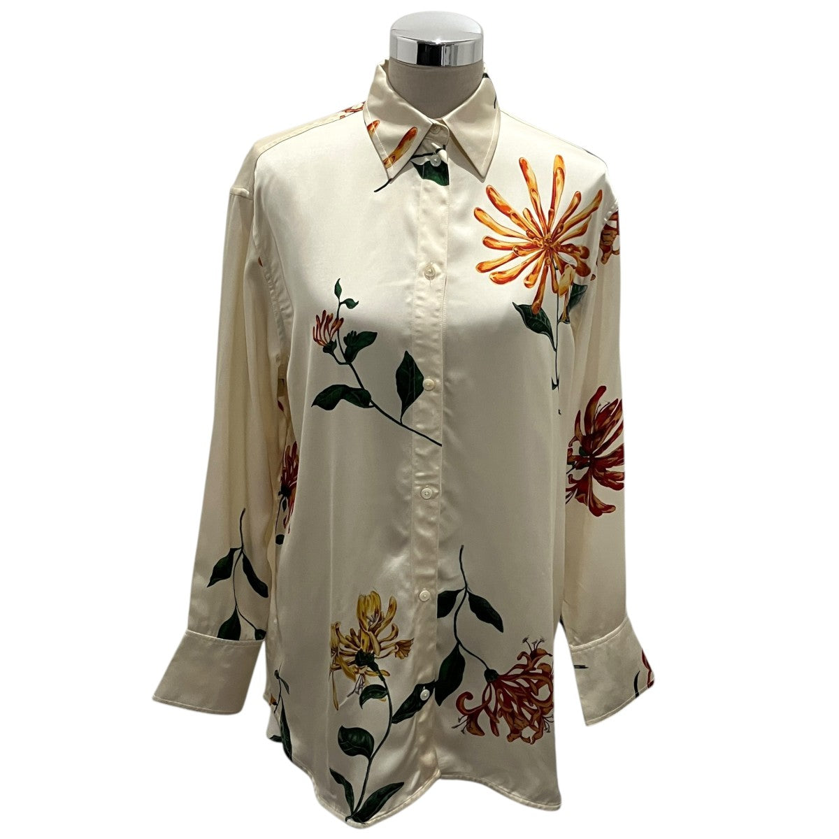 toteme 【RELAXED HONEYSUCKLE SHIRT】花柄シャツ244-WRT1415 古着・中古-1枚目のアイテム画像
