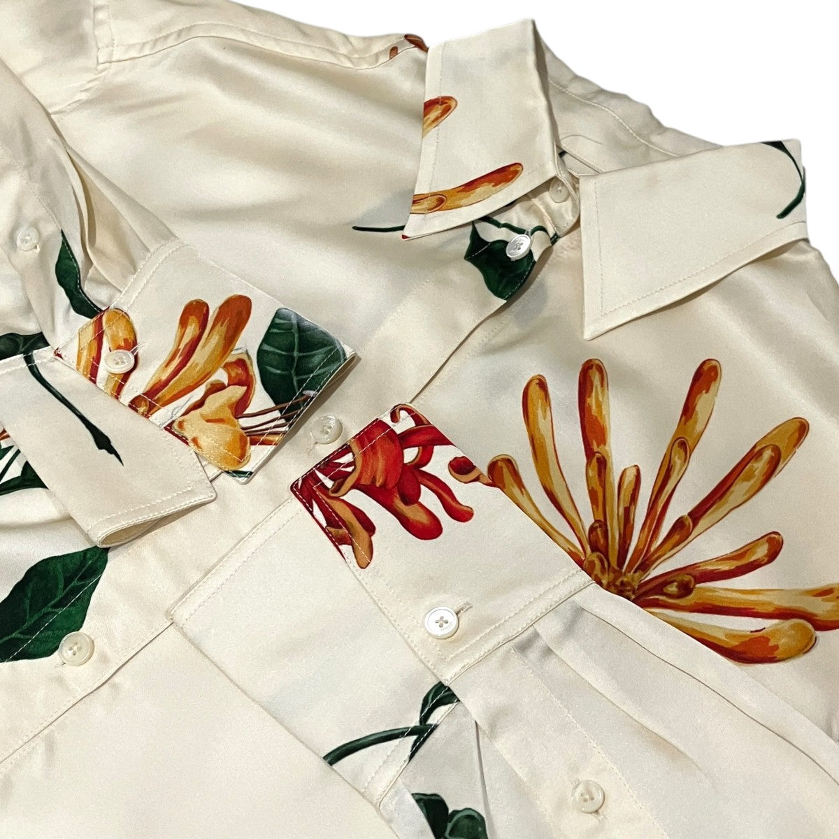 toteme 【RELAXED HONEYSUCKLE SHIRT】花柄シャツ244-WRT1415 古着・中古-6枚目のアイテム画像