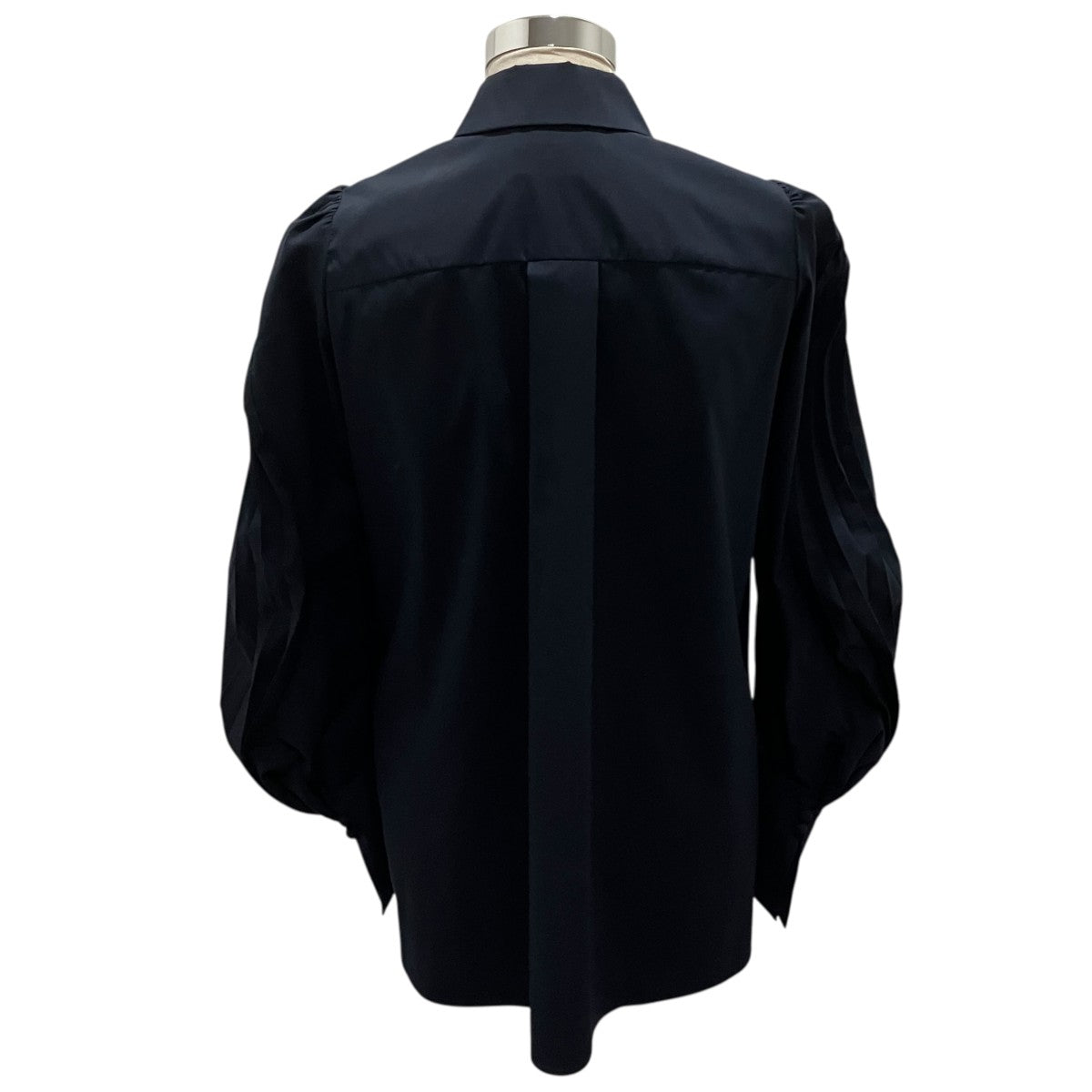 mame kurogouchi 【Curved Pleated Shirt】長袖シャツMM22FW-SH041 古着・中古-3枚目のアイテム画像