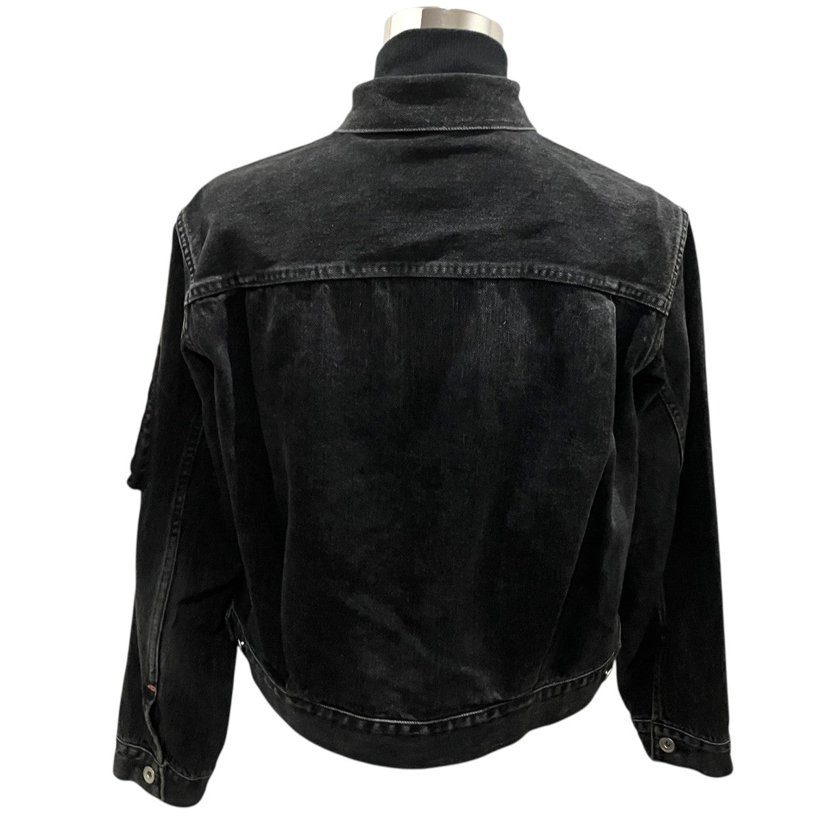 sacai デニムMA-1ドッキングジャケット24-07135 古着・中古-2枚目のアイテム画像