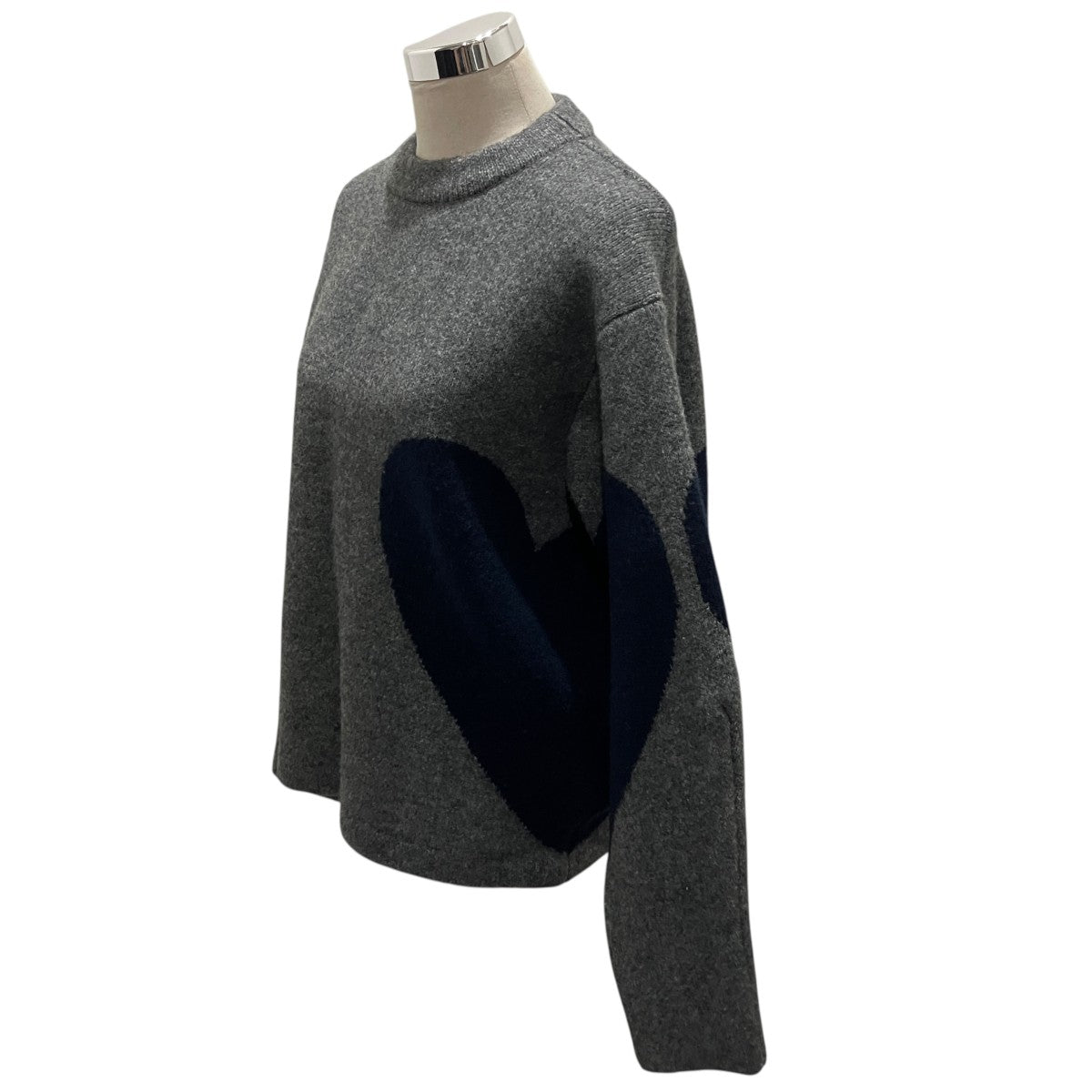 NKNIT 【ハートパターンニット】厚手ニットNKINT23AW-N36 古着・中古-2枚目のアイテム画像
