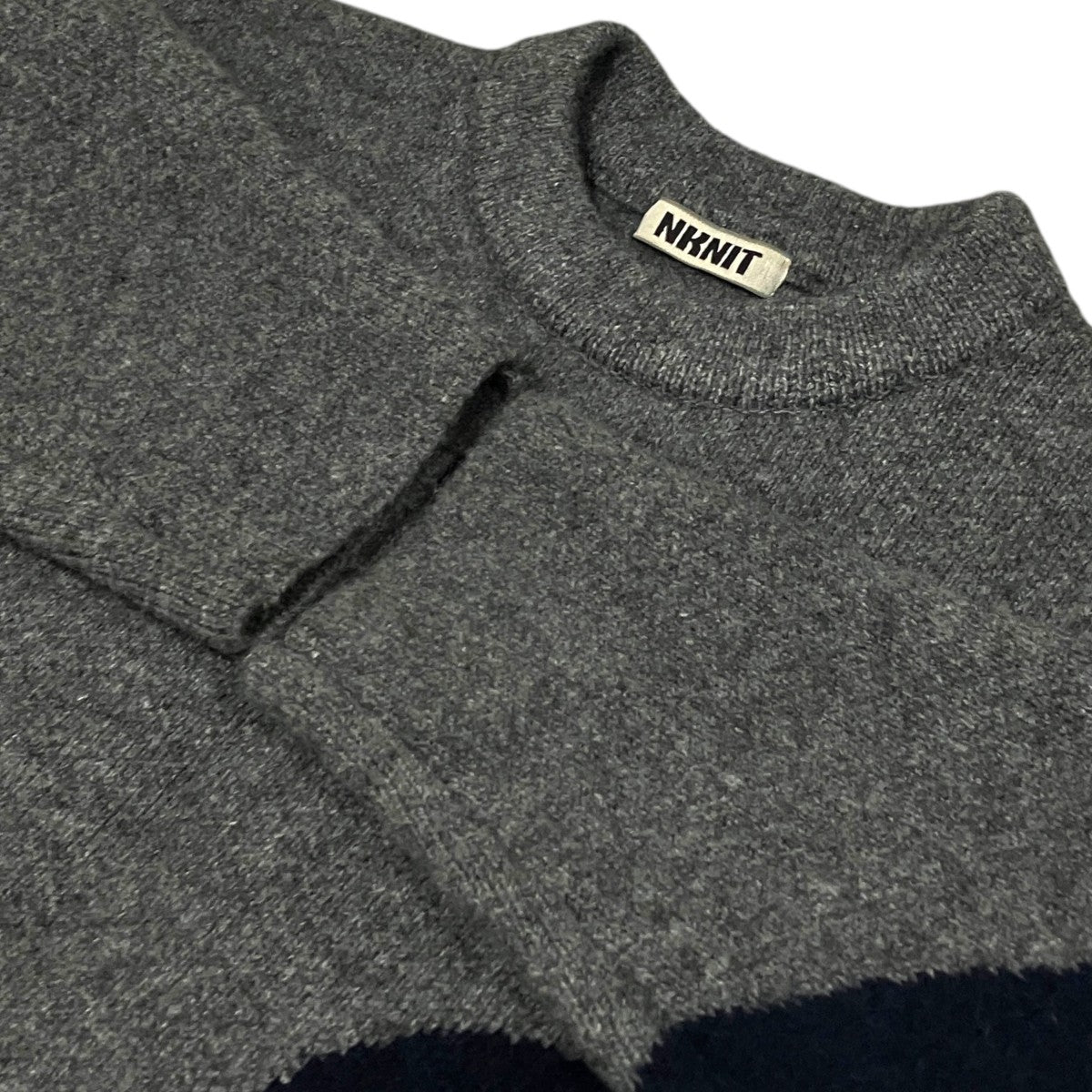NKNIT 【ハートパターンニット】厚手ニットNKINT23AW-N36 古着・中古-6枚目のアイテム画像