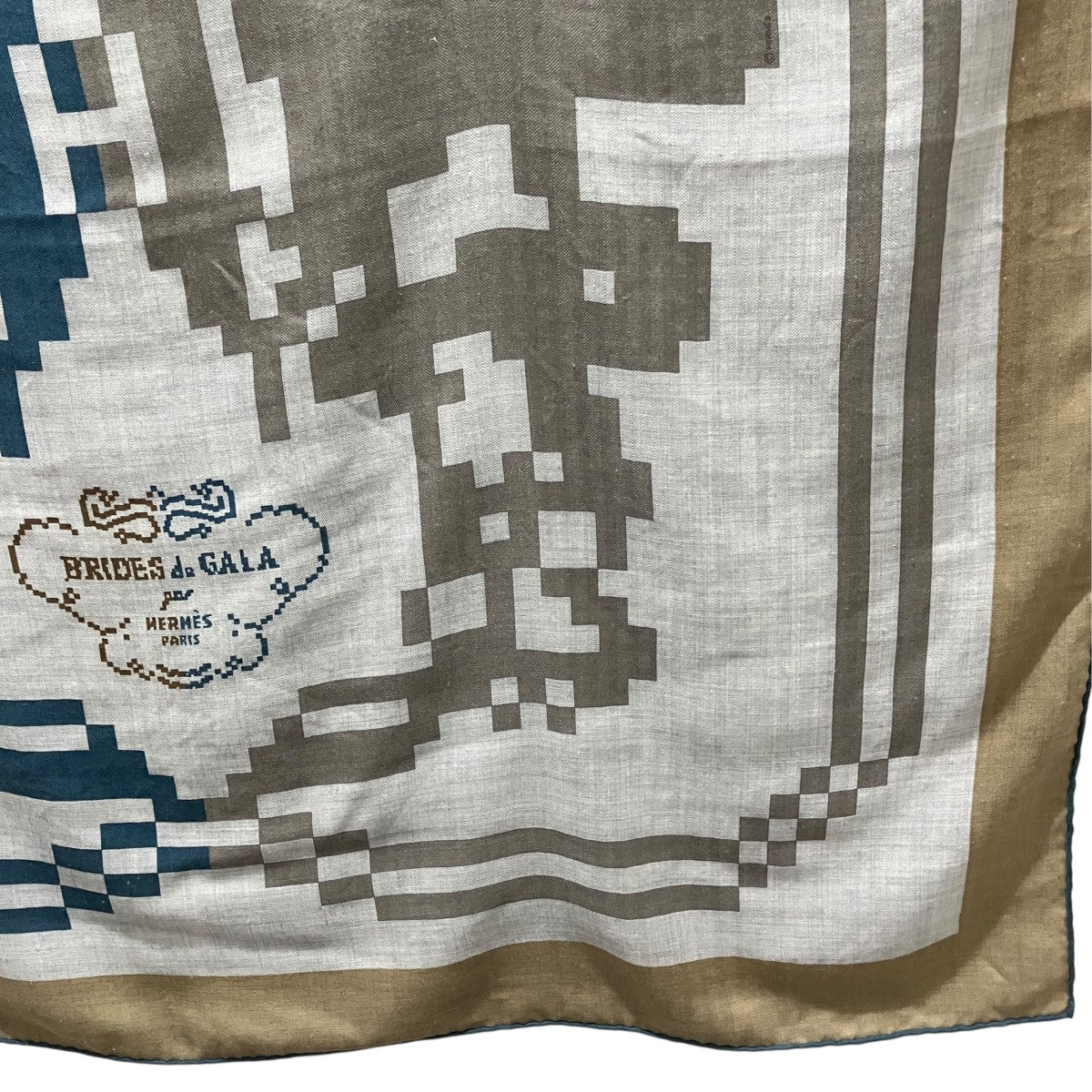 HERMES 【カレH100 ブリッド ドゥ ガラ ピクセル】カシシルストール 古着・中古-6枚目のアイテム画像