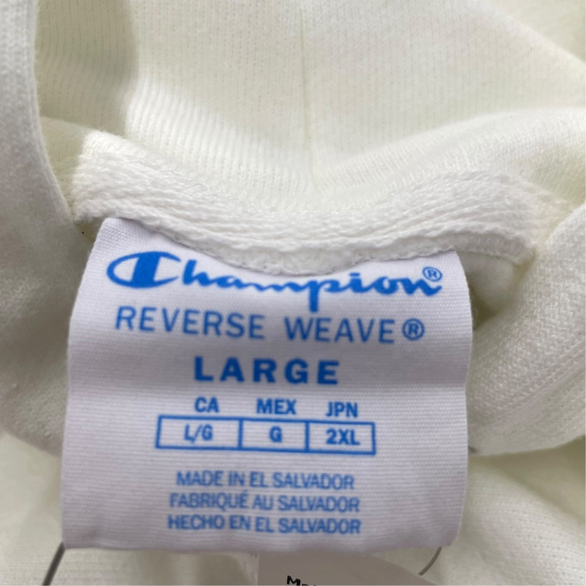 MoMA×Champion プルオーバーパーカー 古着・中古-6枚目のアイテム画像