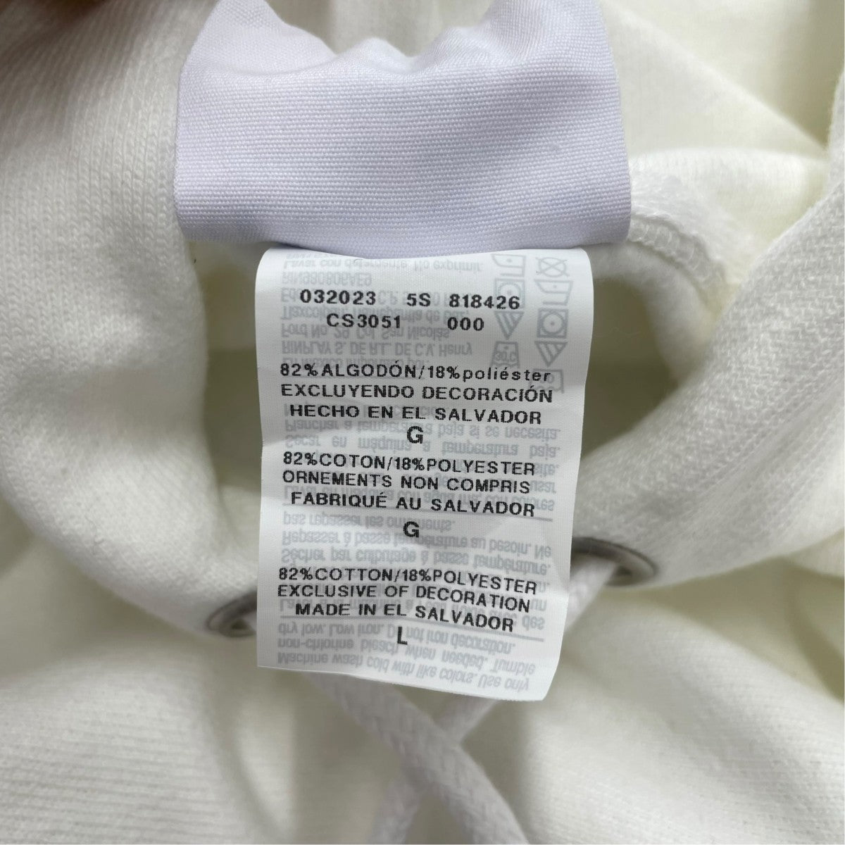 MoMA×Champion プルオーバーパーカー 古着・中古-7枚目のアイテム画像