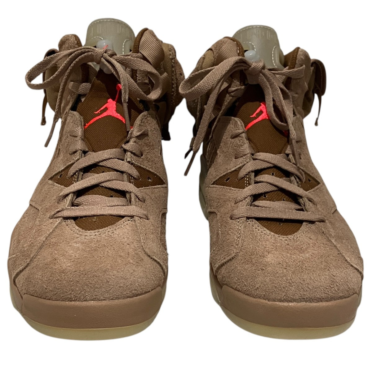 NIKE×TRAVIS SCOTT 【AIR JORDAN 6 RETRO SP】スエードスニーカーDH0690-200 古着・中古-2枚目のアイテム画像