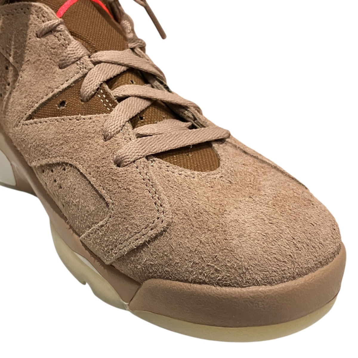 NIKE×TRAVIS SCOTT 【AIR JORDAN 6 RETRO SP】スエードスニーカーDH0690-200 古着・中古-7枚目のアイテム画像