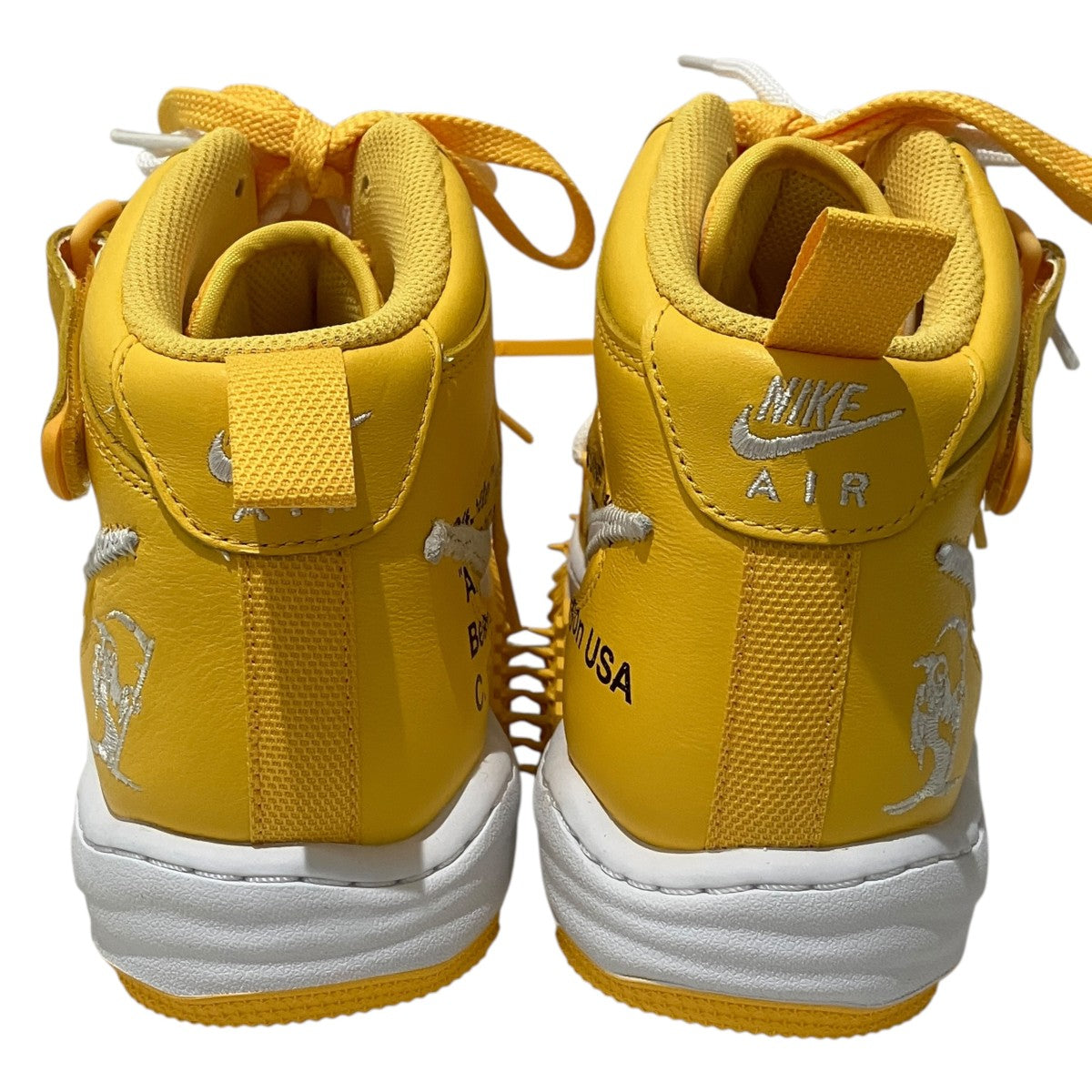 NIKE×OFFWHITE 【AIR FORCE 1 MID SP LTHR】ミッドカットスニーカーDR0500-101 古着・中古-3枚目のアイテム画像