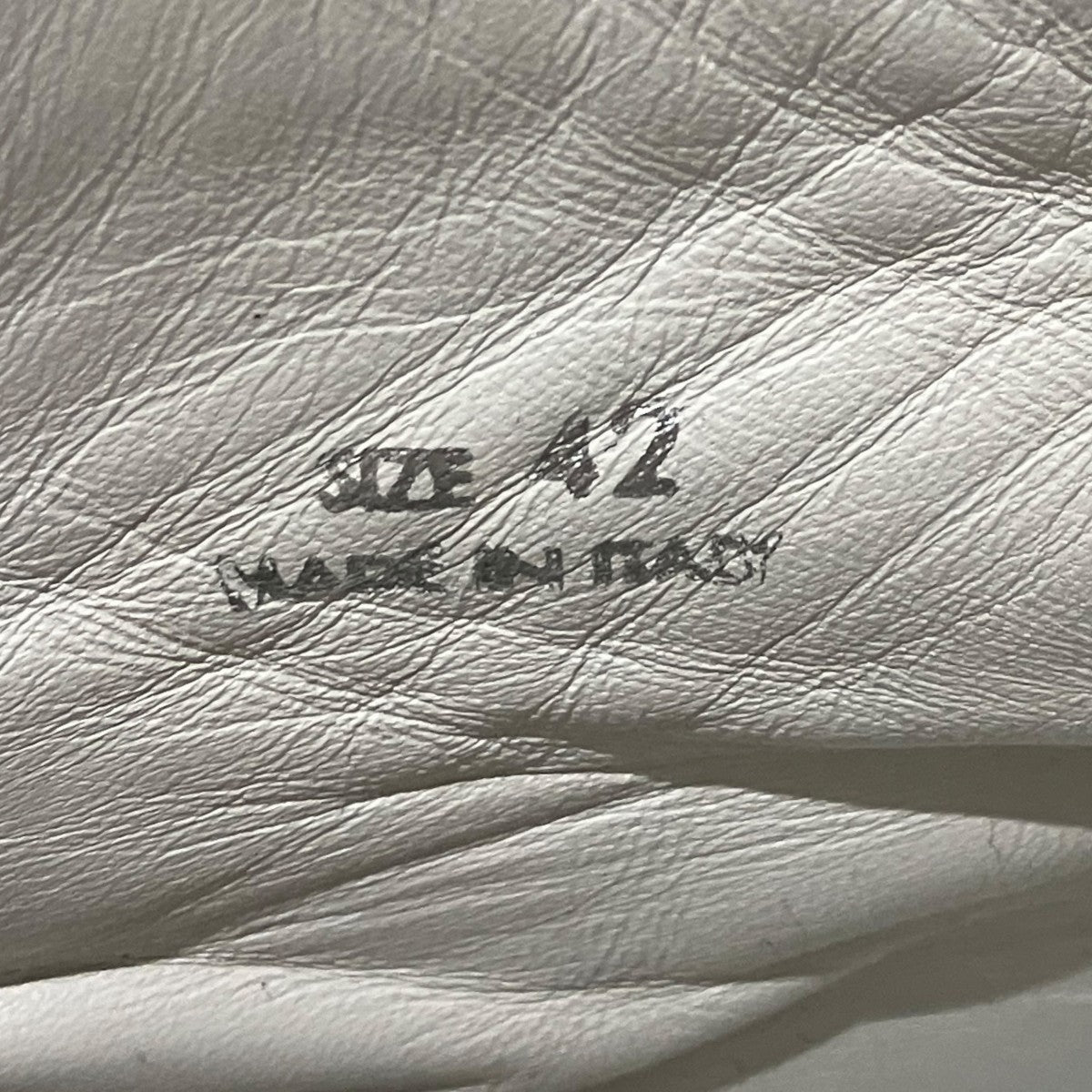 AMIRI チェッカー柄ダメージ加工ハイカットスニーカー 古着・中古-9枚目のアイテム画像