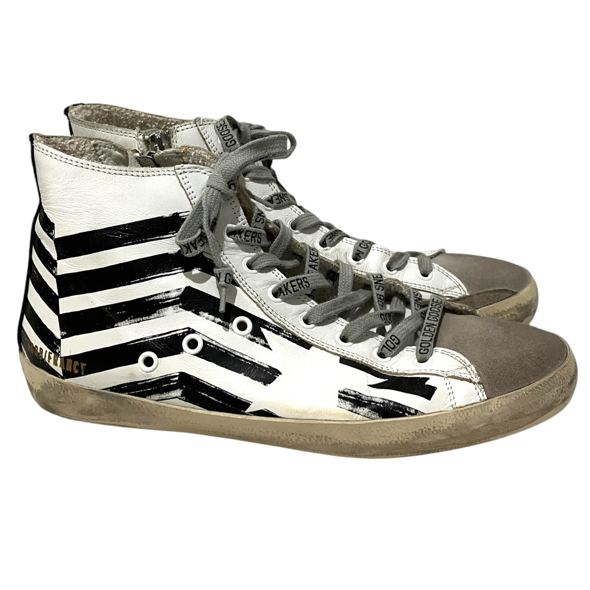 GOLDEN GOOSE ユーズド加工ハイカットスニーカー 古着・中古-4枚目のアイテム画像