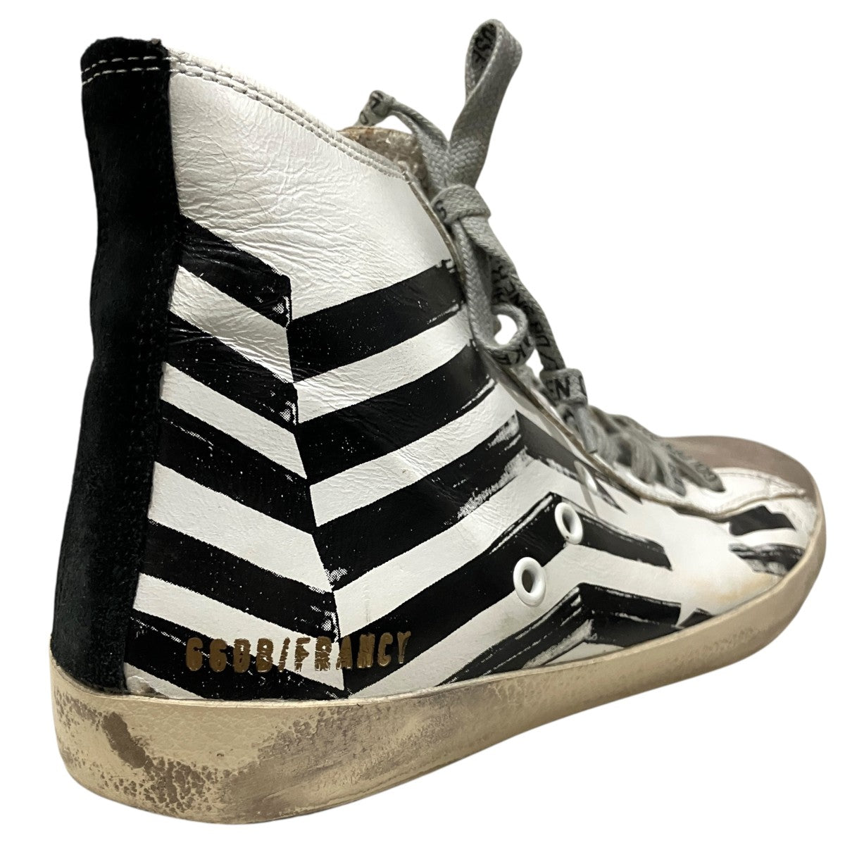 GOLDEN GOOSE ユーズド加工ハイカットスニーカー 古着・中古-6枚目のアイテム画像