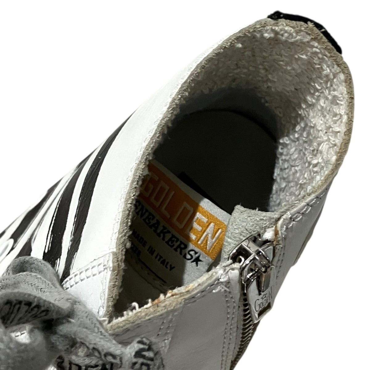 GOLDEN GOOSE ユーズド加工ハイカットスニーカー 古着・中古-8枚目のアイテム画像
