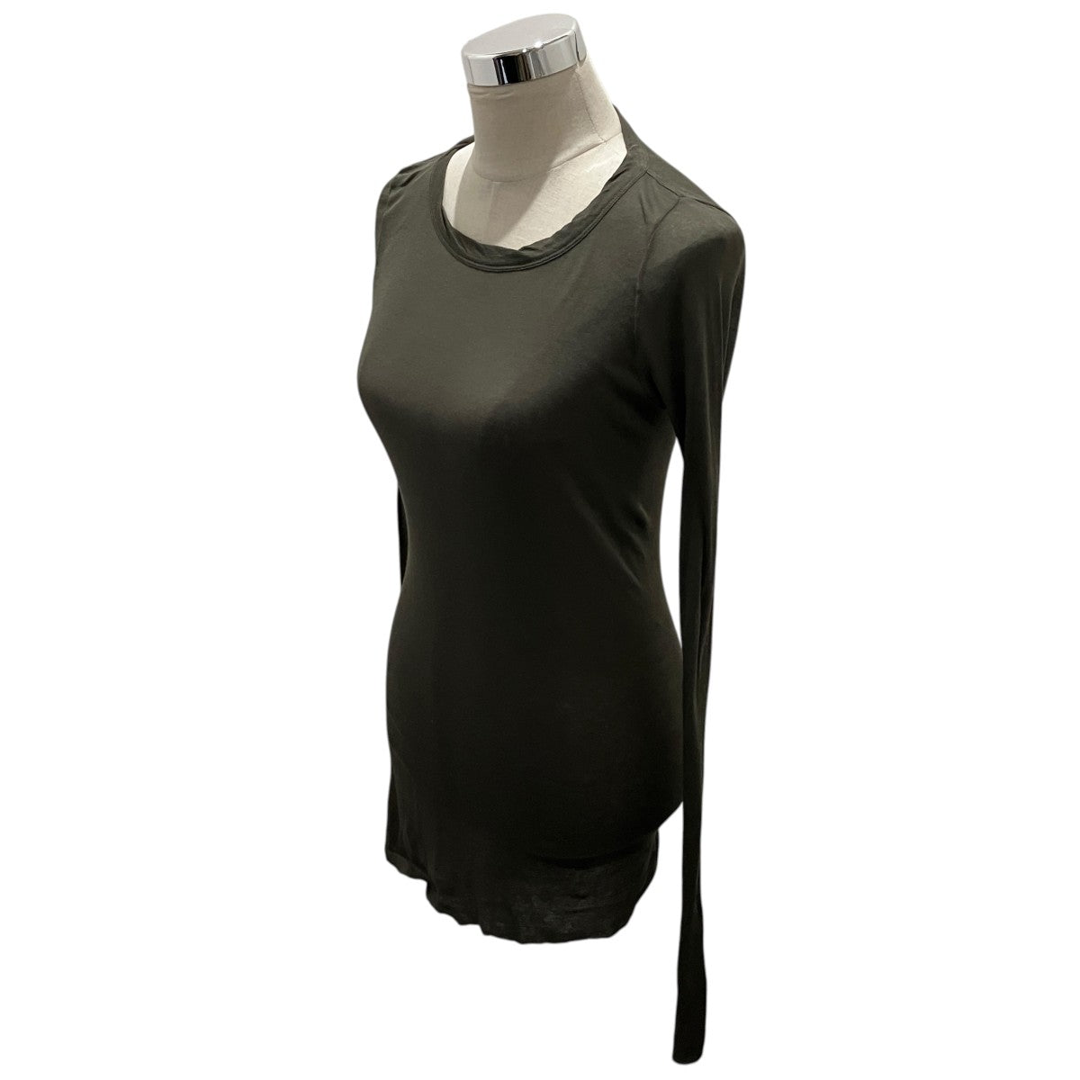 RICK OWENS クルーネックカットソーRP18S8202-MR 古着・中古-2枚目のアイテム画像