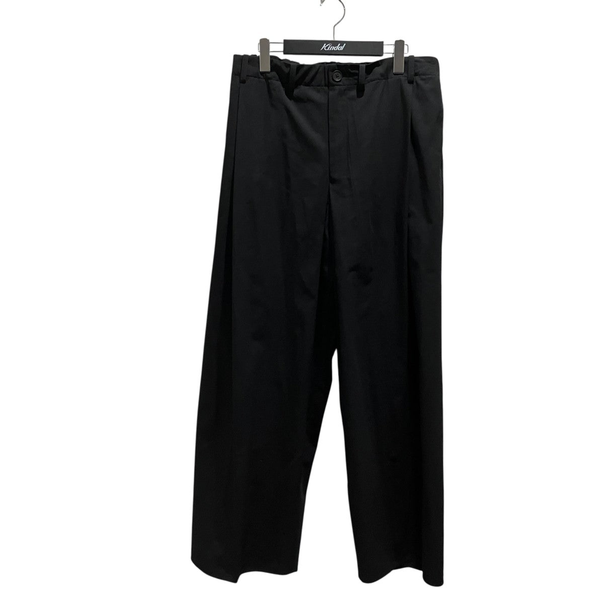 26SS【Draping Crotch Box Pleats 1Tuck Trousers】ワイドパンツN-26S-055